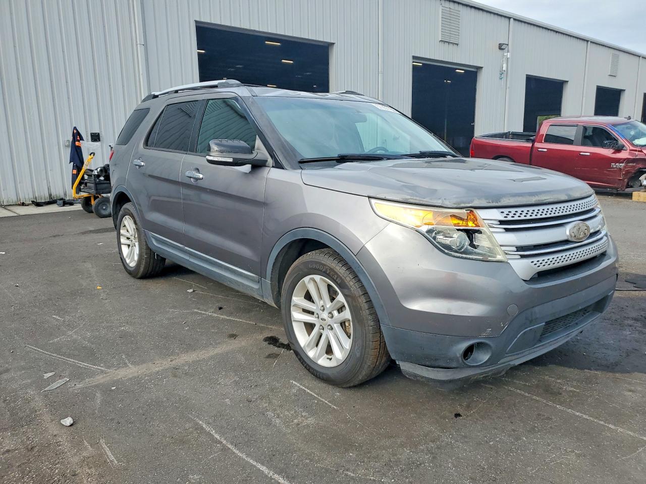 2014 Ford Explorer Xlt Gray vin: 1FM5K7D83EGA58090