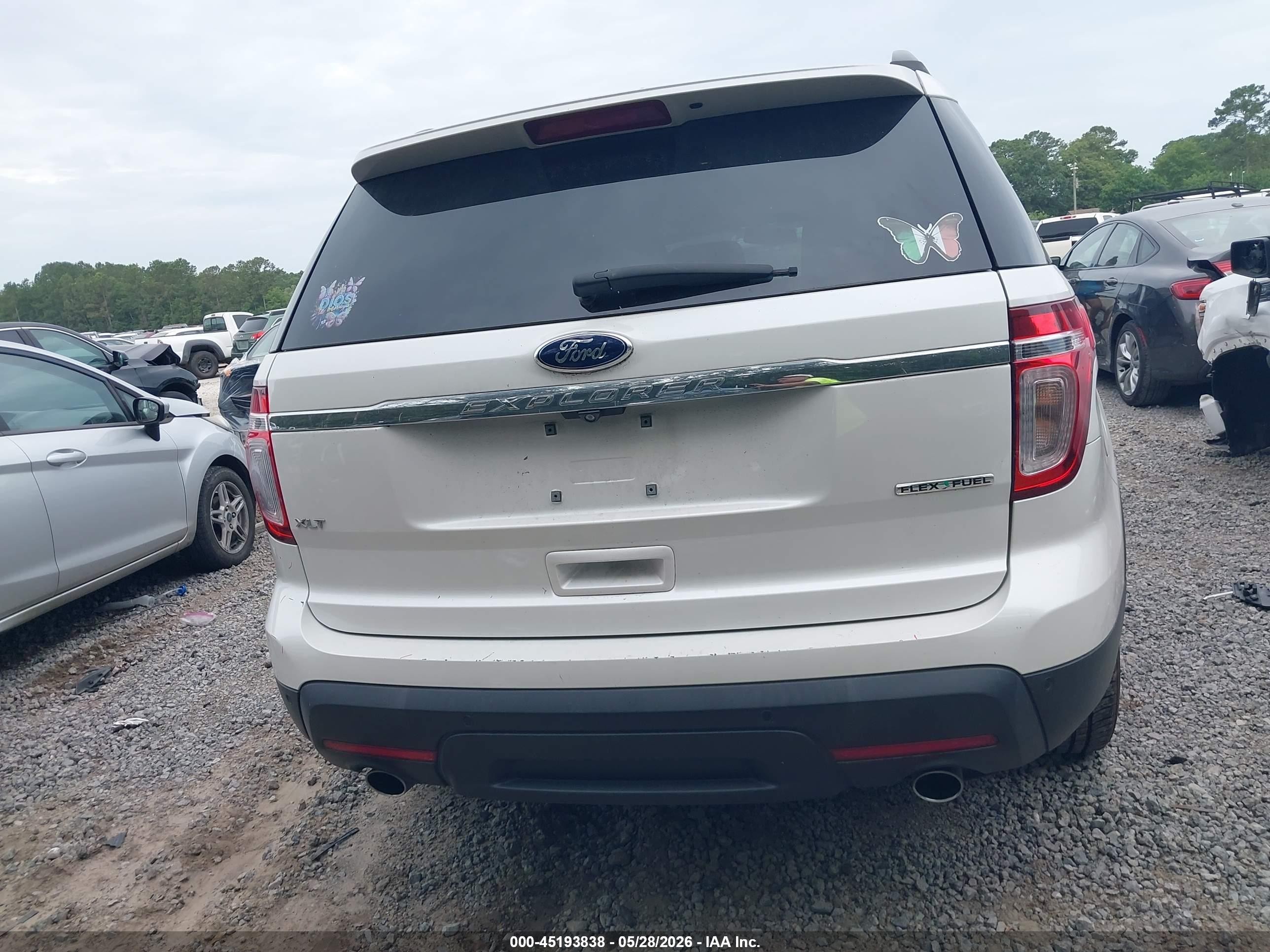 2014 Ford Explorer Xlt White vin: 1FM5K7D83EGA72782