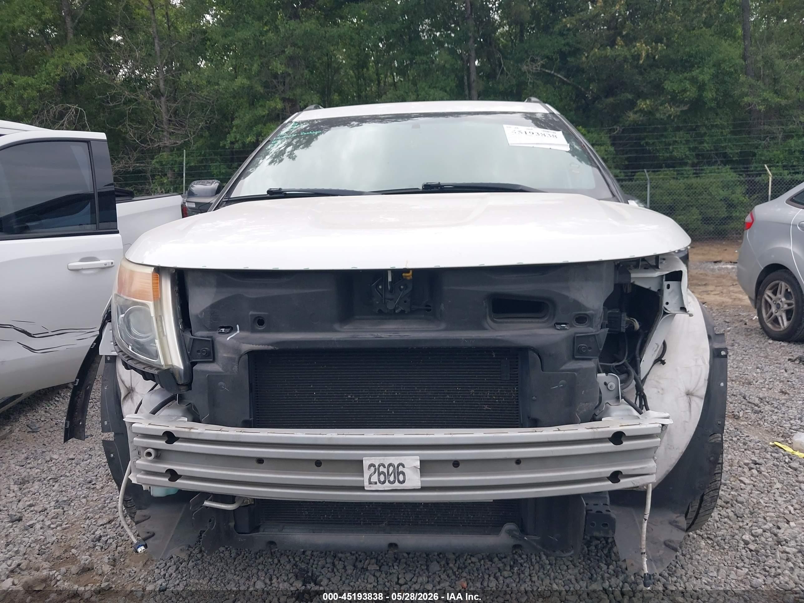 2014 Ford Explorer Xlt White vin: 1FM5K7D83EGA72782