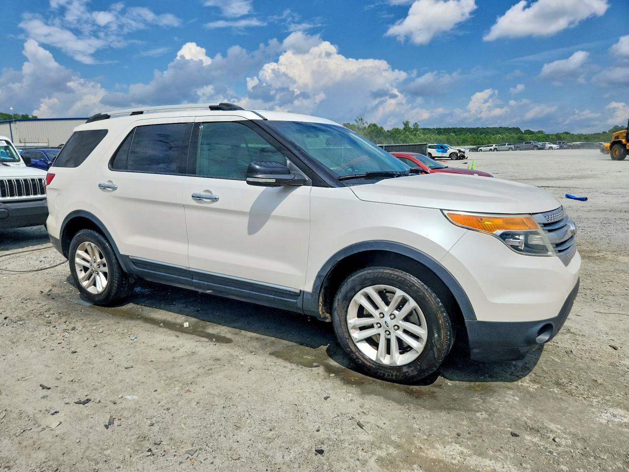 2014 Ford Explorer Xlt Белый vin: 1FM5K7D83EGB48565