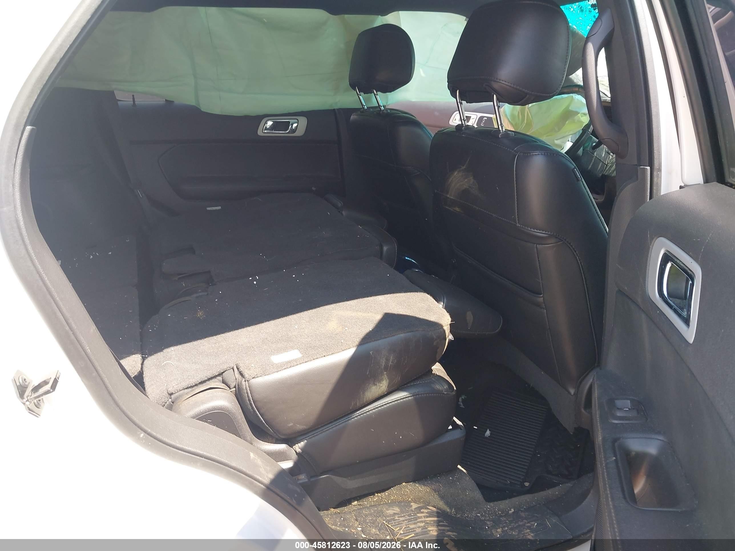 2014 Ford Explorer Xlt White vin: 1FM5K7D83EGB72235