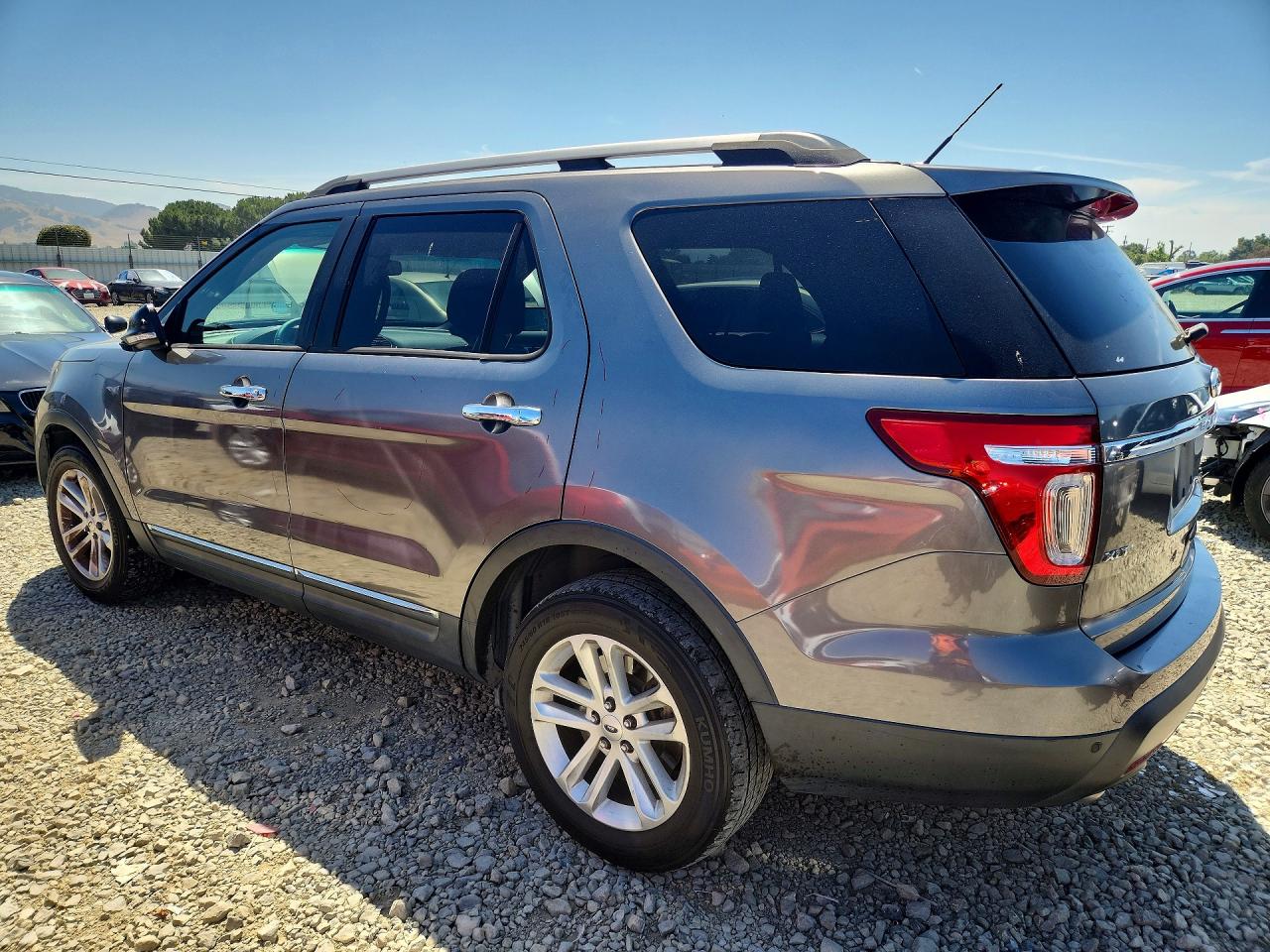 2014 Ford Explorer Xlt Gray vin: 1FM5K7D83EGC36404