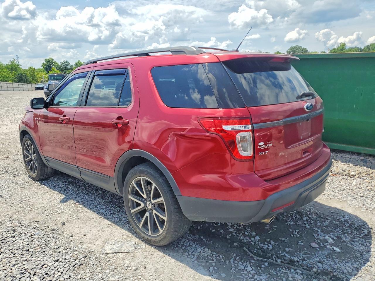2015 Ford Explorer Xlt Red vin: 1FM5K7D83FGA82293