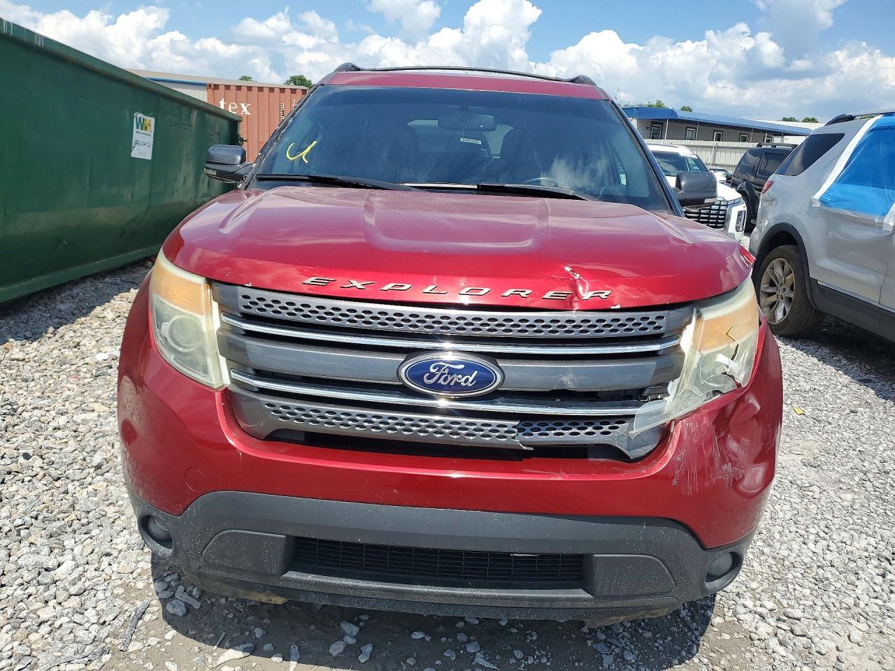 2015 Ford Explorer Xlt Red vin: 1FM5K7D83FGA82293