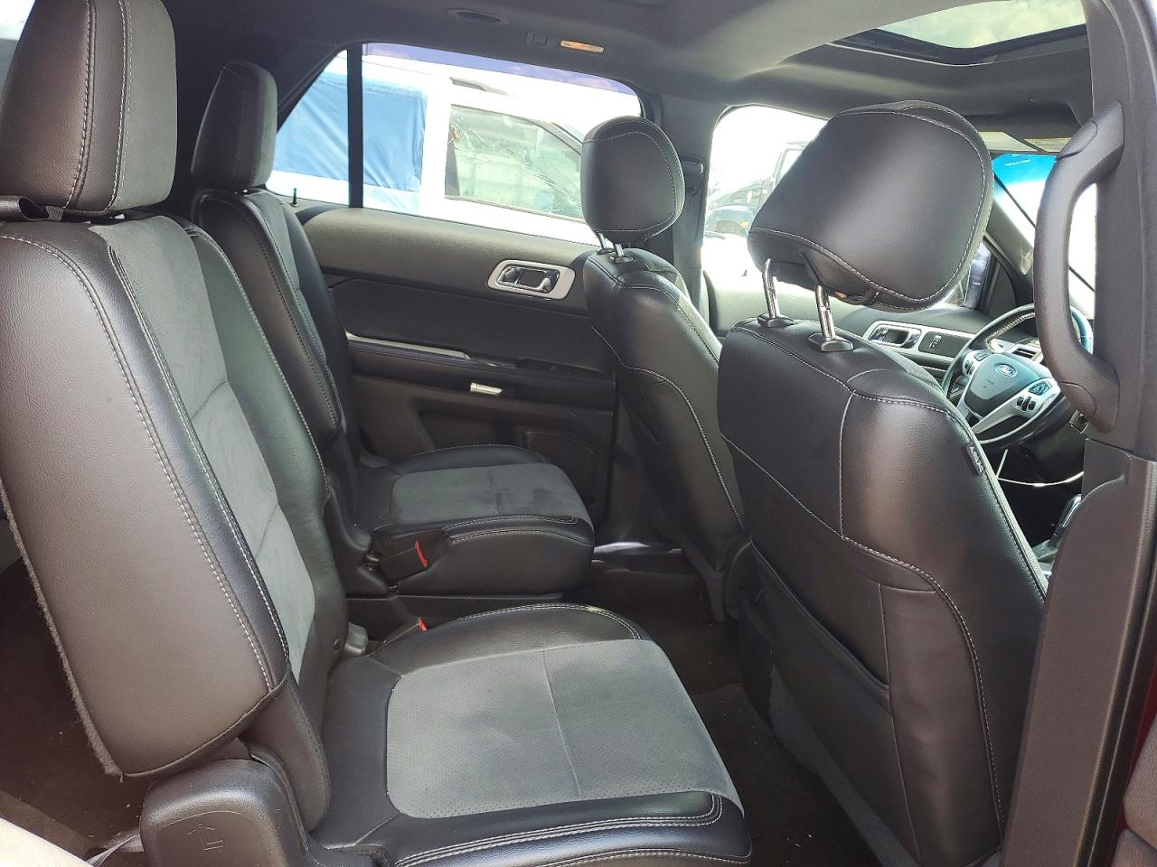 2015 Ford Explorer Xlt Red vin: 1FM5K7D83FGA82293