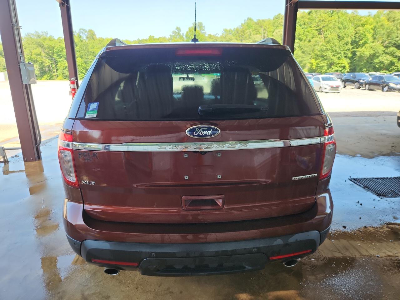 2015 Ford Explorer Xlt Brown vin: 1FM5K7D83FGA83038 Damage: Lift Gate, Heavy Scratch, 1 To 2 Inches