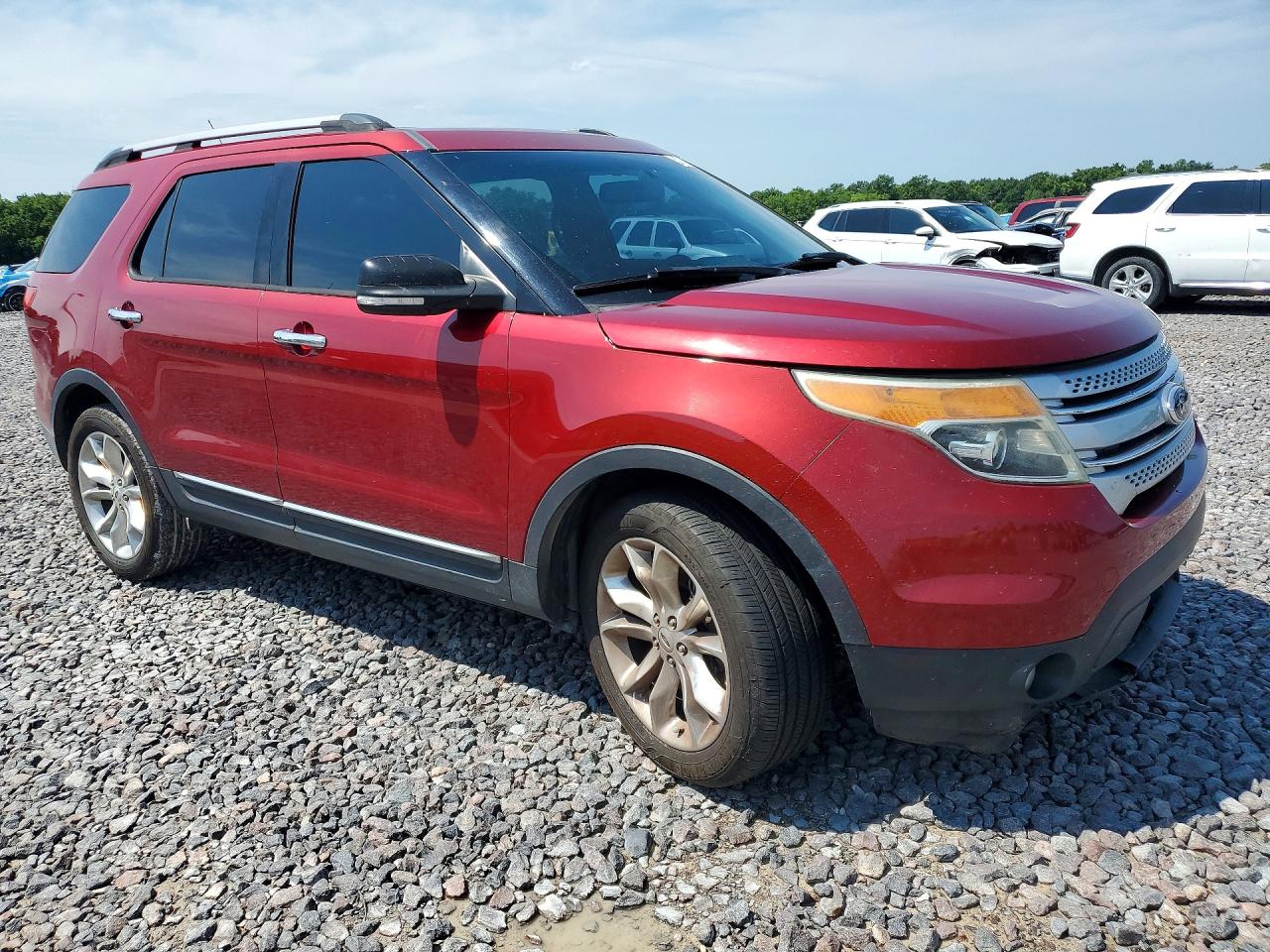 2015 Ford Explorer Xlt Red vin: 1FM5K7D83FGB07502
