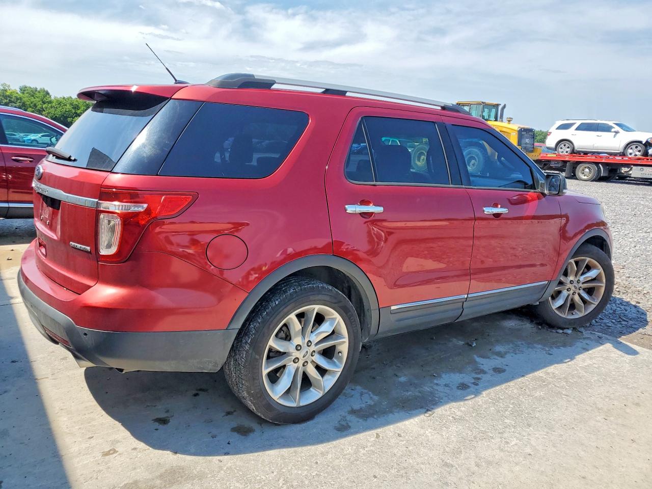 2015 Ford Explorer Xlt Red vin: 1FM5K7D83FGB07502