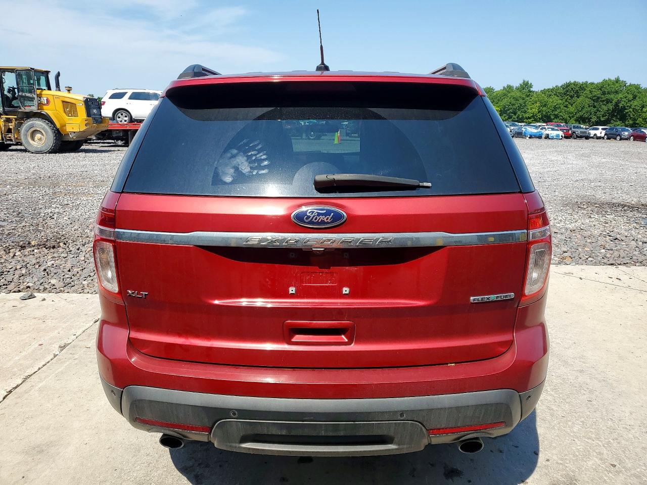 2015 Ford Explorer Xlt Red vin: 1FM5K7D83FGB07502