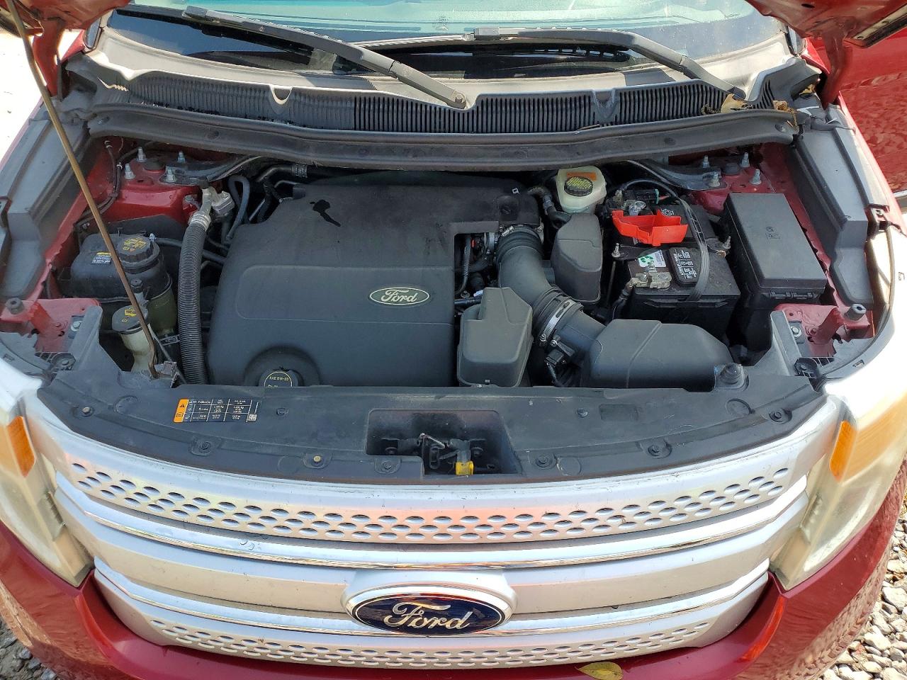 2015 Ford Explorer Xlt Red vin: 1FM5K7D83FGB07502