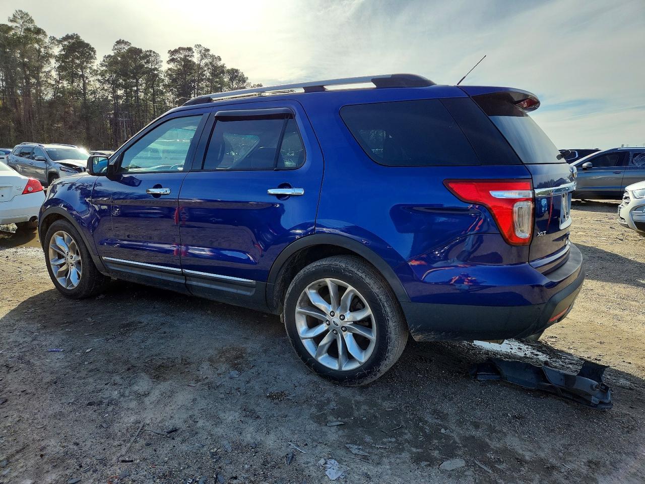 2015 Ford Explorer Xlt Синий vin: 1FM5K7D83FGB22291