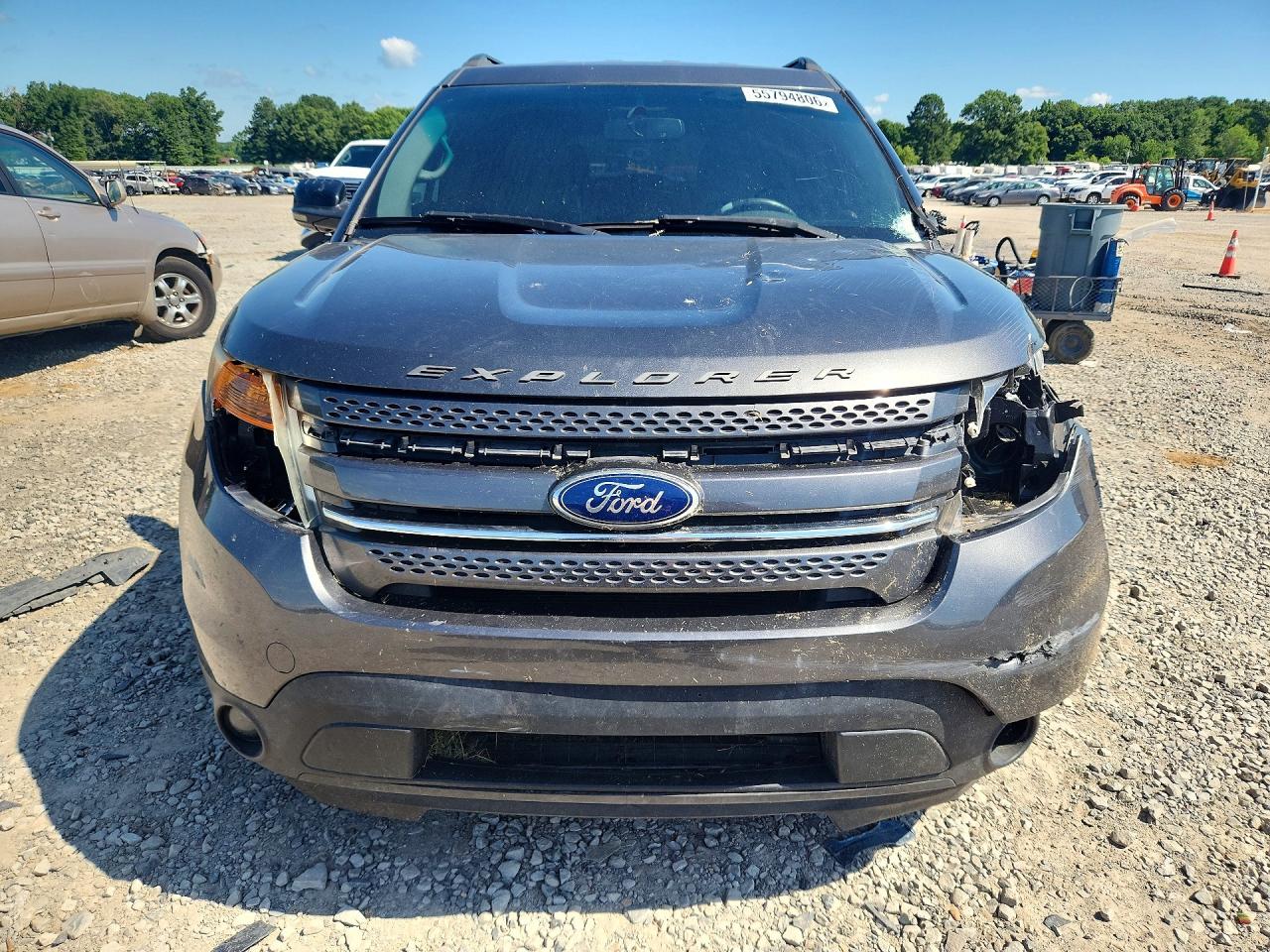 2015 Ford Explorer Xlt Gray vin: 1FM5K7D83FGB25045