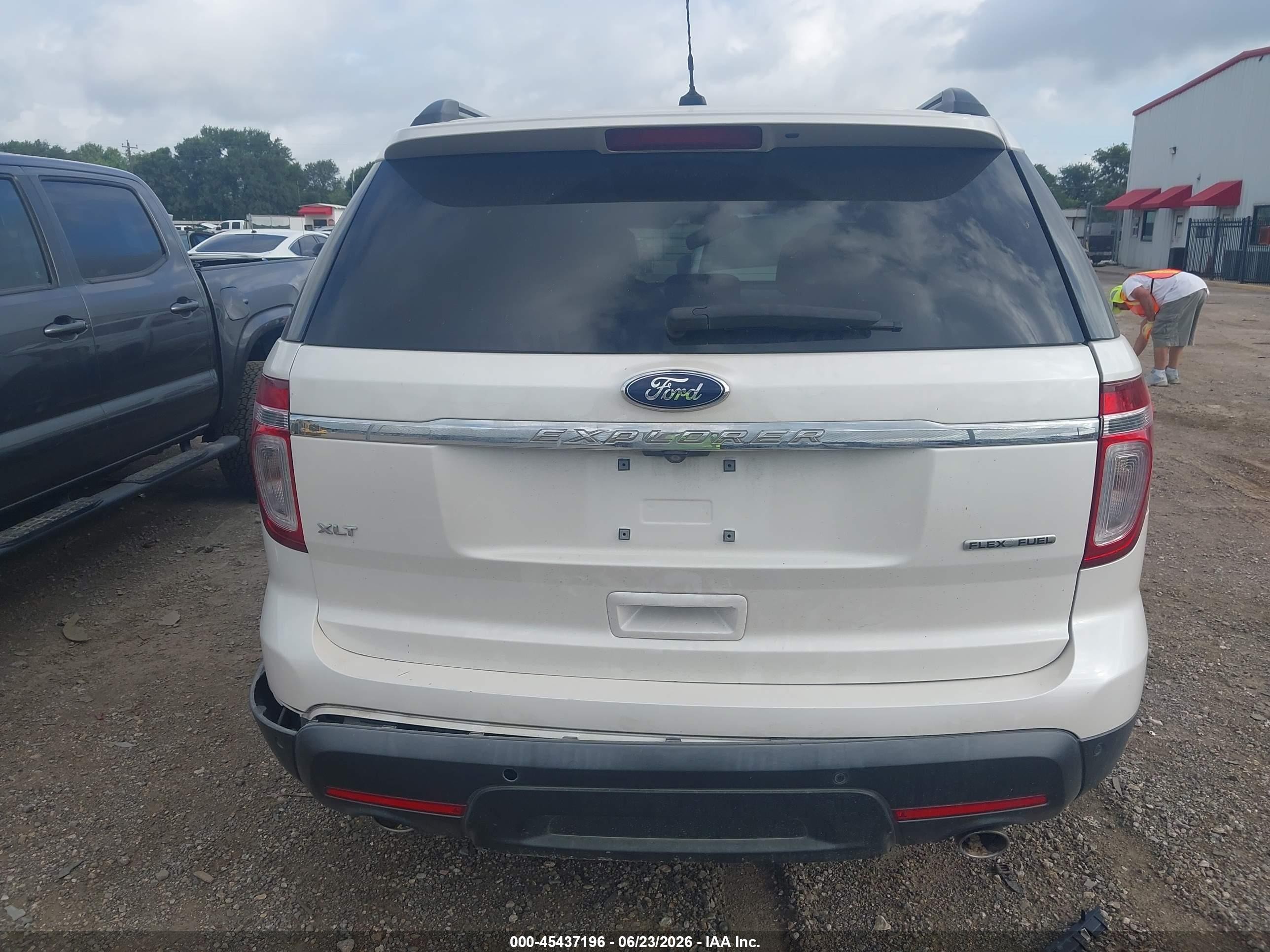 2015 Ford Explorer Xlt White vin: 1FM5K7D83FGB49586