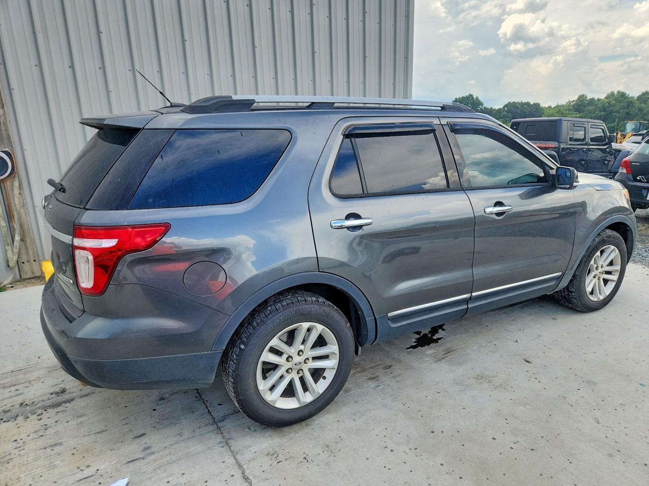 2015 Ford Explorer Xlt Gray vin: 1FM5K7D83FGB65013