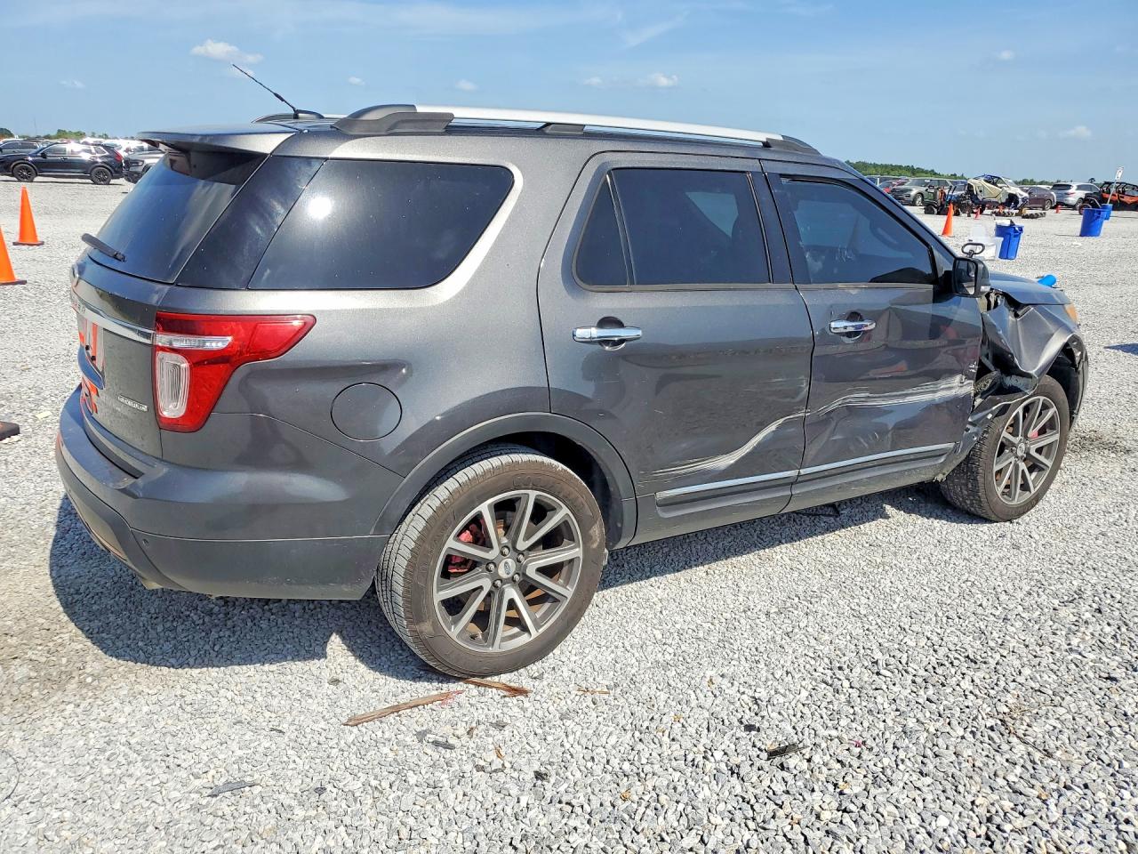 2015 Ford Explorer Xlt Gray vin: 1FM5K7D83FGC02223