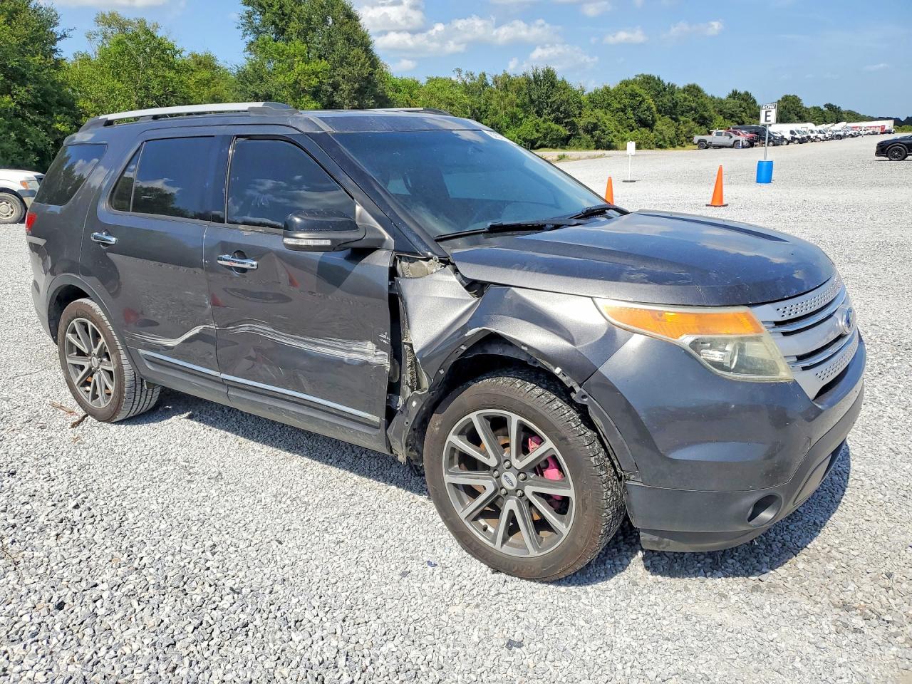 2015 Ford Explorer Xlt Gray vin: 1FM5K7D83FGC02223