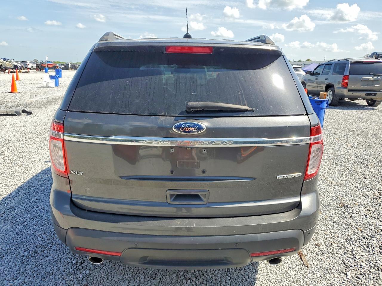 2015 Ford Explorer Xlt Gray vin: 1FM5K7D83FGC02223