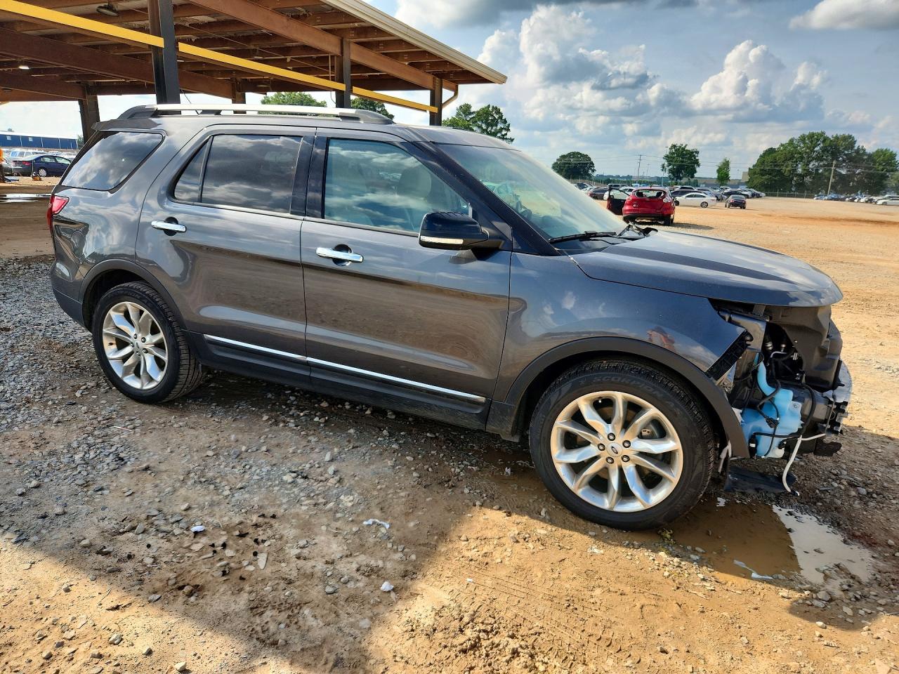 2015 Ford Explorer Xlt Gray vin: 1FM5K7D83FGC21242