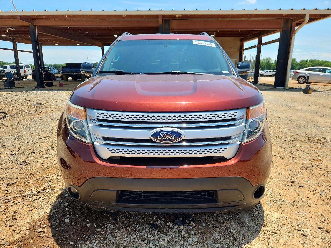 2015 Ford Explorer Xlt Brown vin: 1FM5K7D83FGC61630