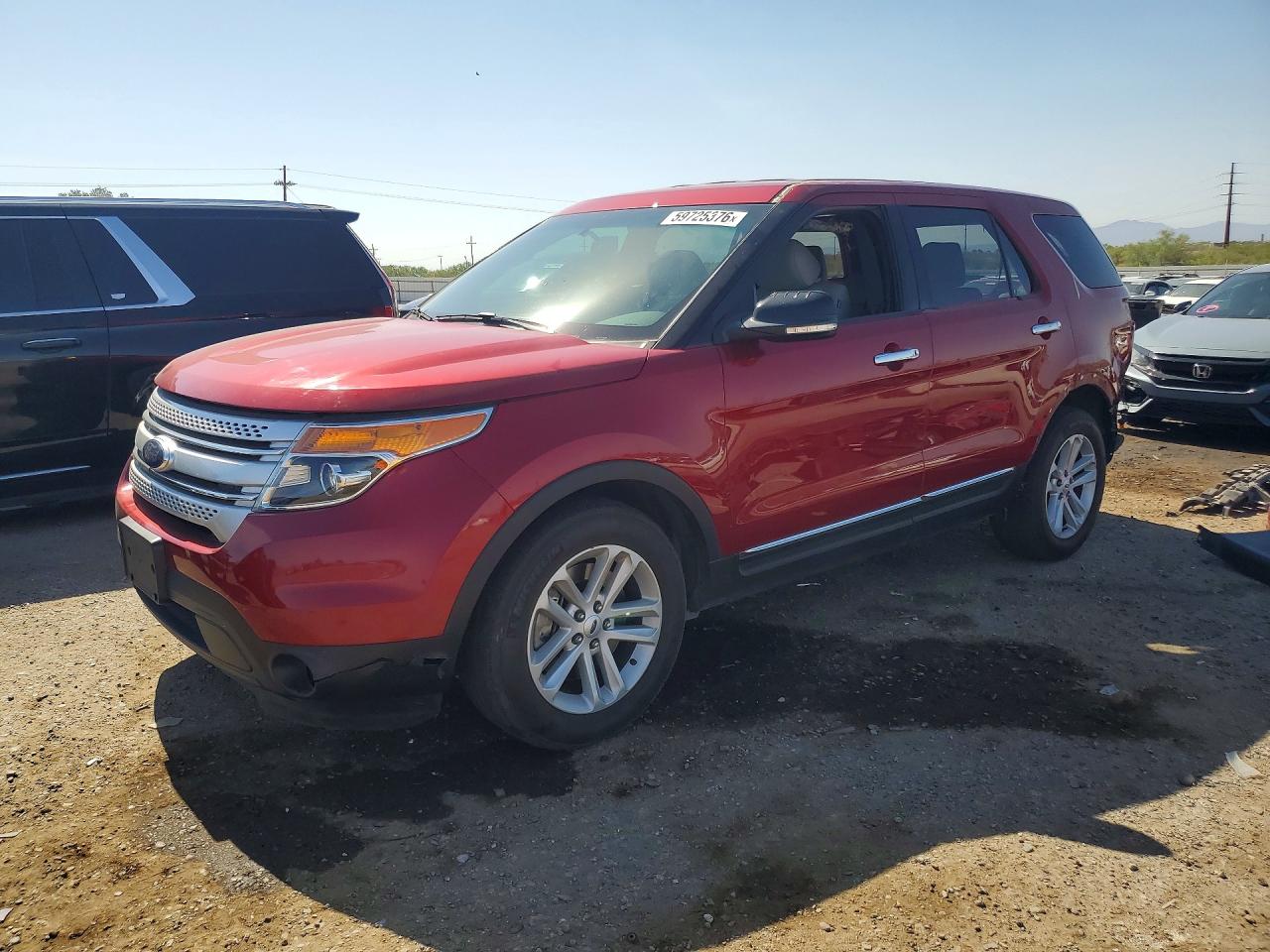 2015 Ford Explorer Xlt Maroon vin: 1FM5K7D83FGC69646