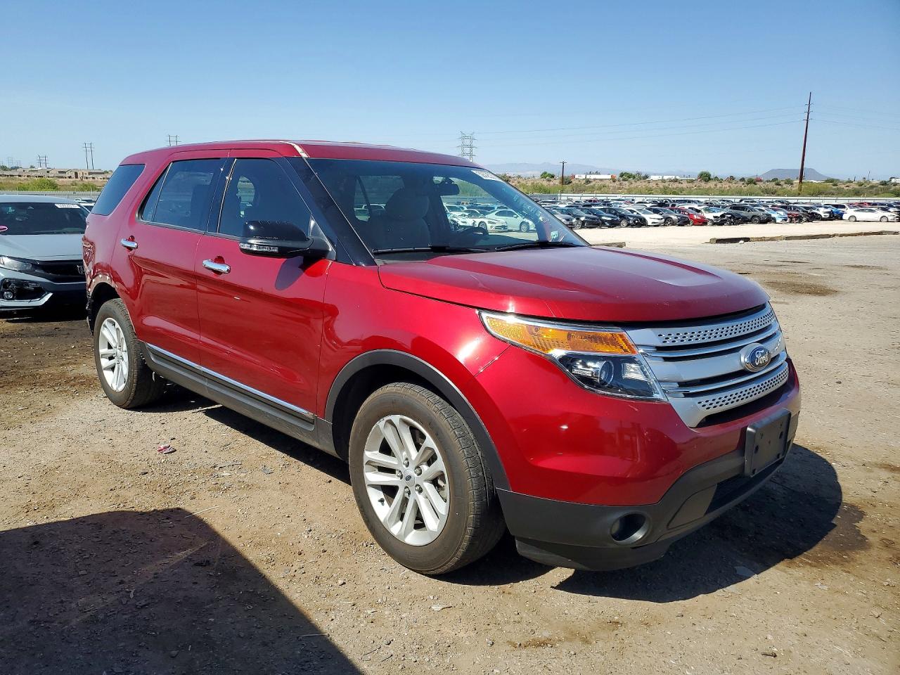 2015 Ford Explorer Xlt Maroon vin: 1FM5K7D83FGC69646