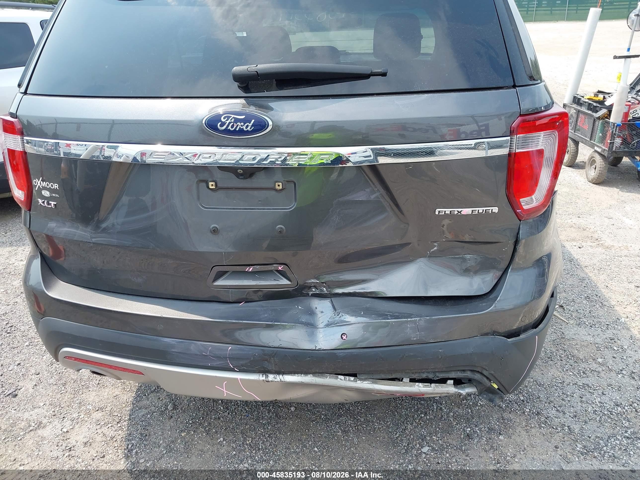 2016 Ford Explorer Xlt Gray vin: 1FM5K7D83GGA42345