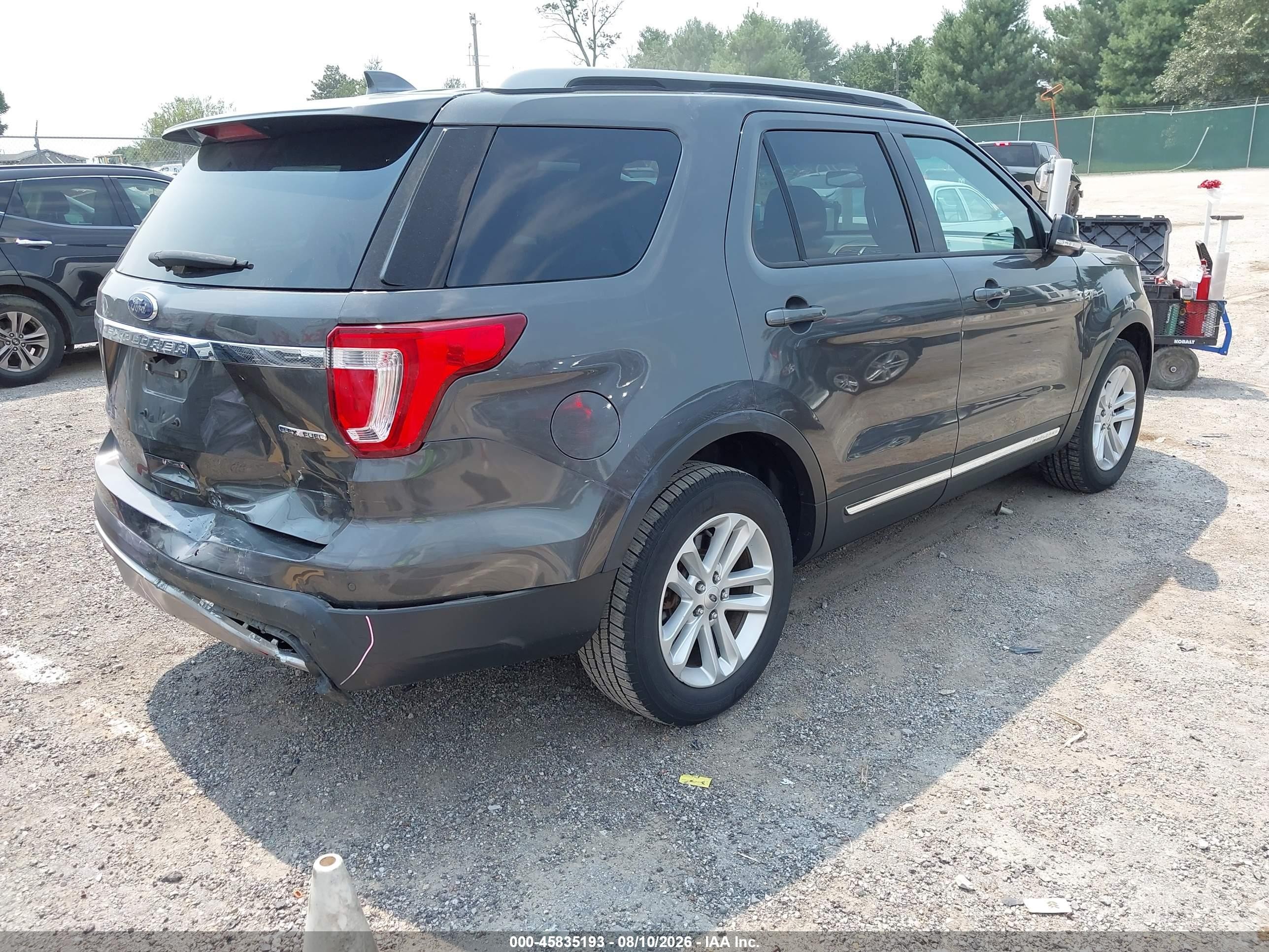 2016 Ford Explorer Xlt Gray vin: 1FM5K7D83GGA42345