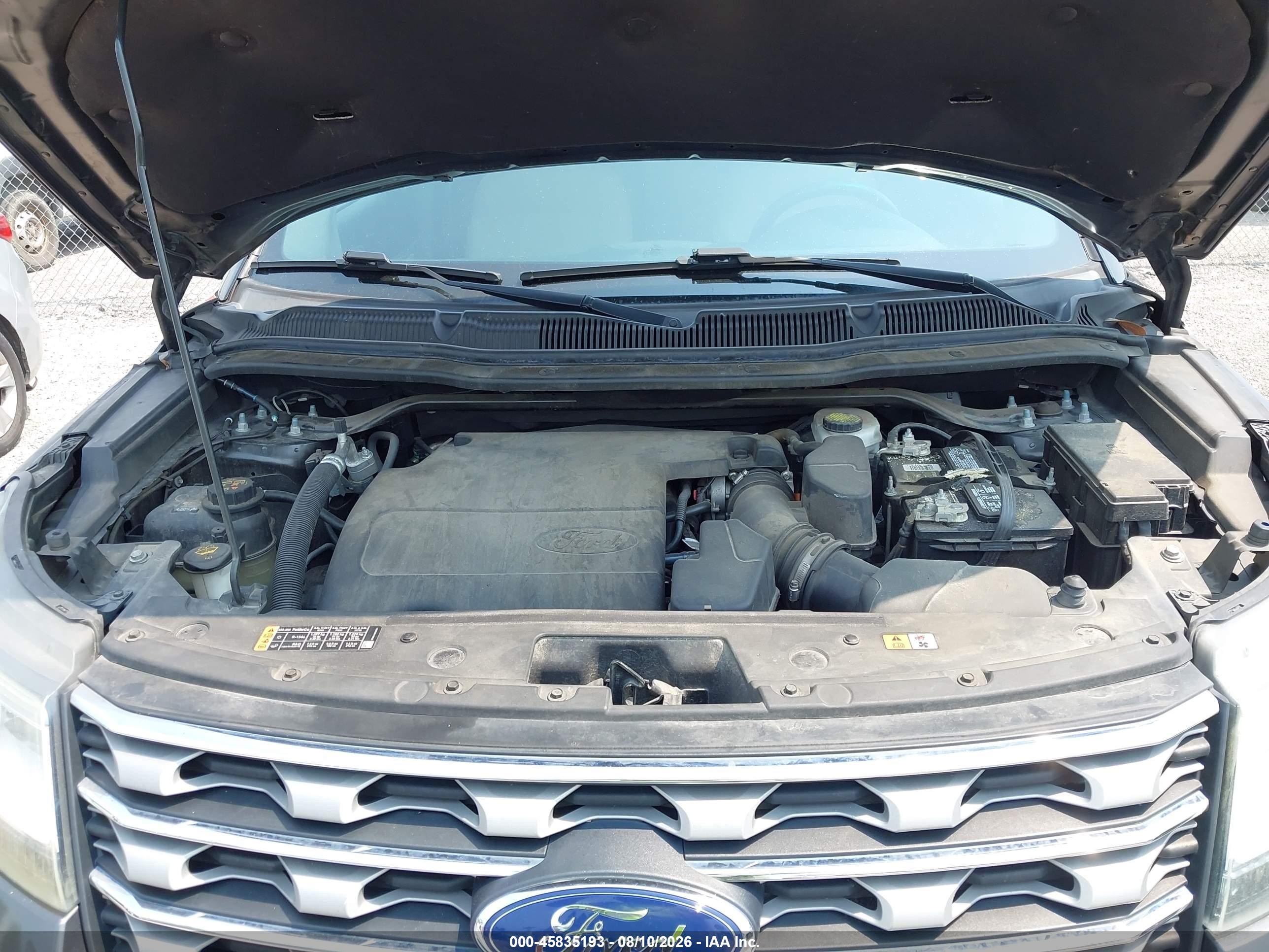 2016 Ford Explorer Xlt Gray vin: 1FM5K7D83GGA42345
