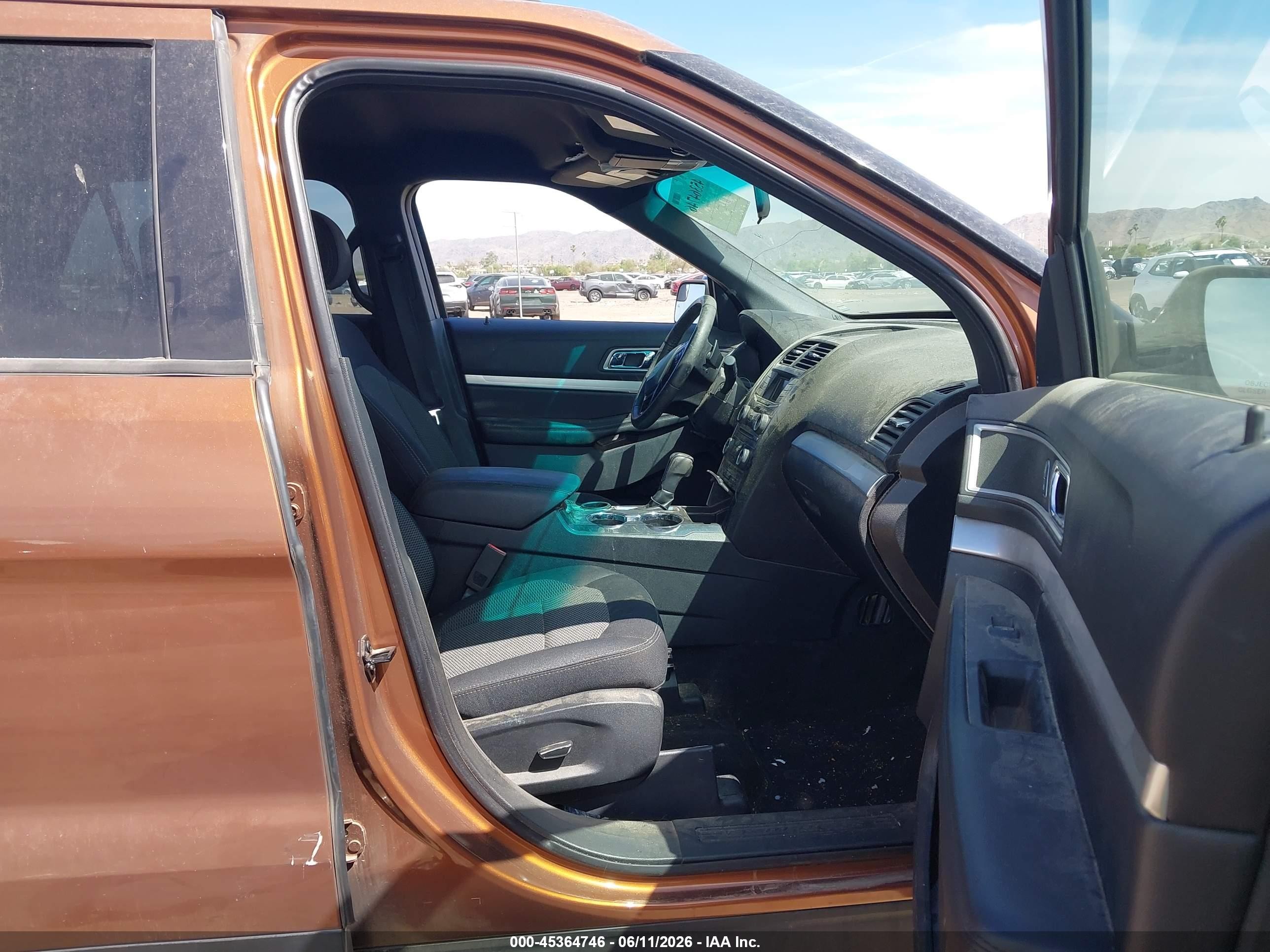 2017 Ford Explorer Xlt Orange vin: 1FM5K7D83HGA69949
