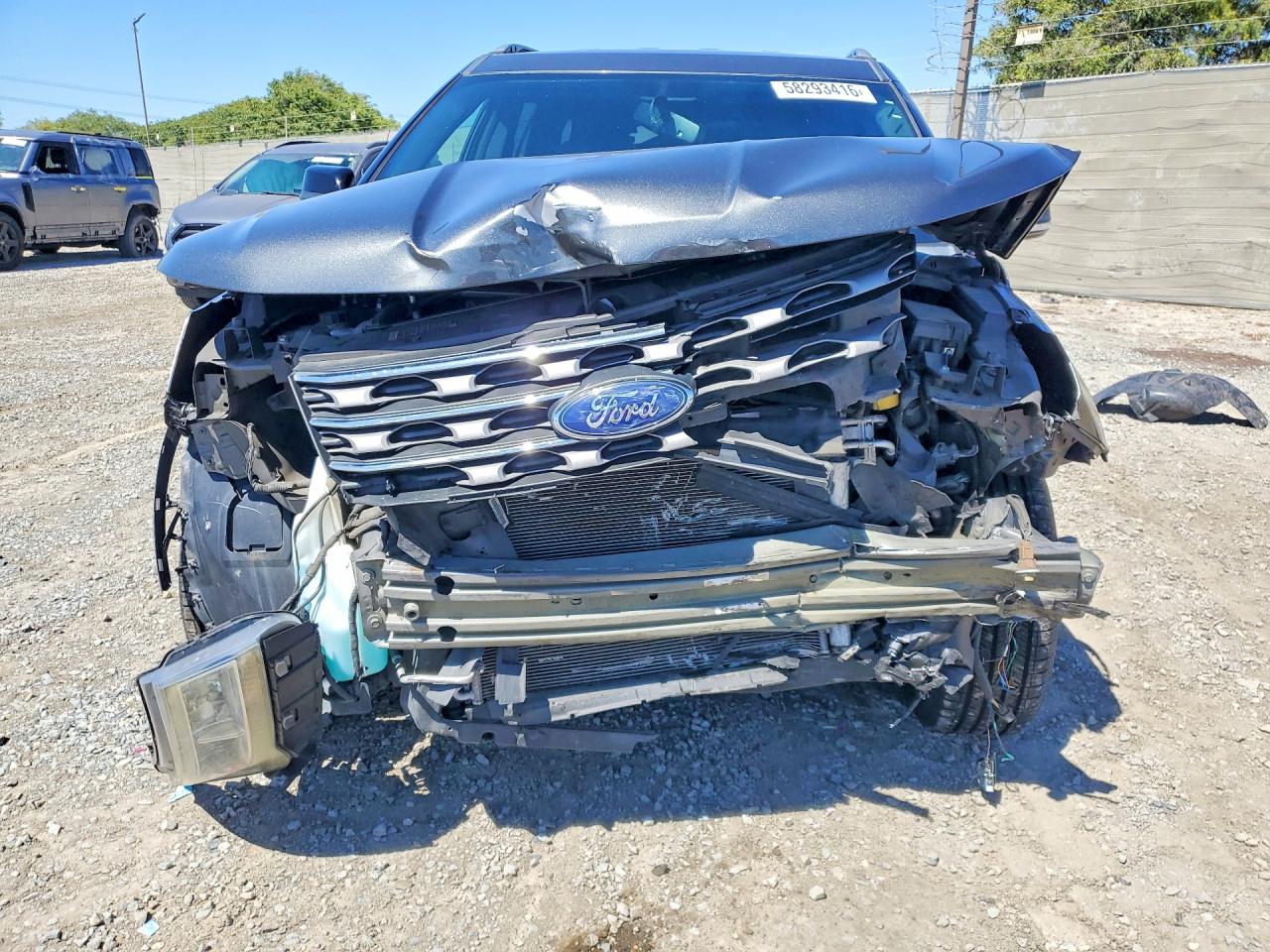 2017 Ford Explorer Xlt Charcoal vin: 1FM5K7D83HGD04544
