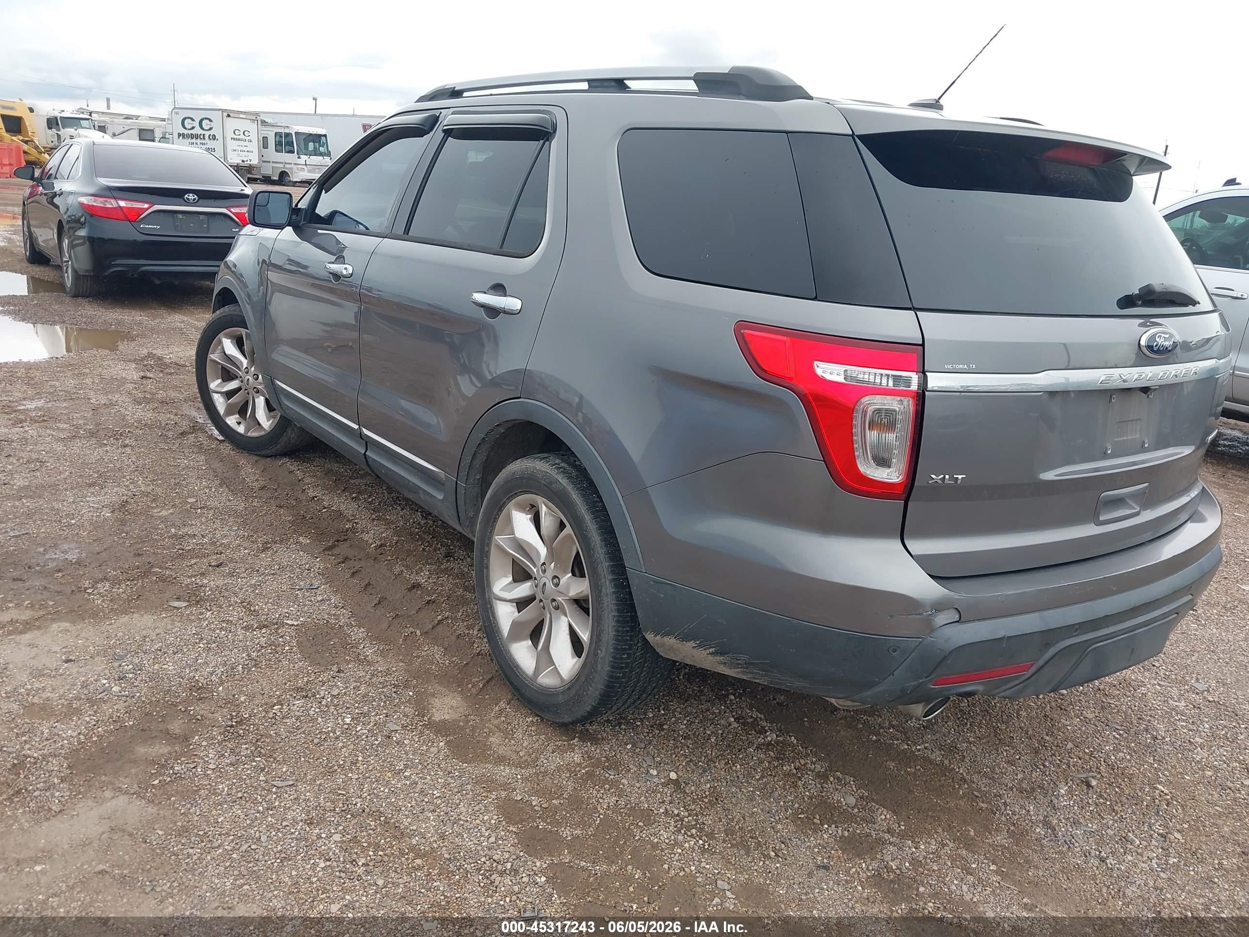 2013 Ford Explorer Xlt Серый vin: 1FM5K7D84DGA11729