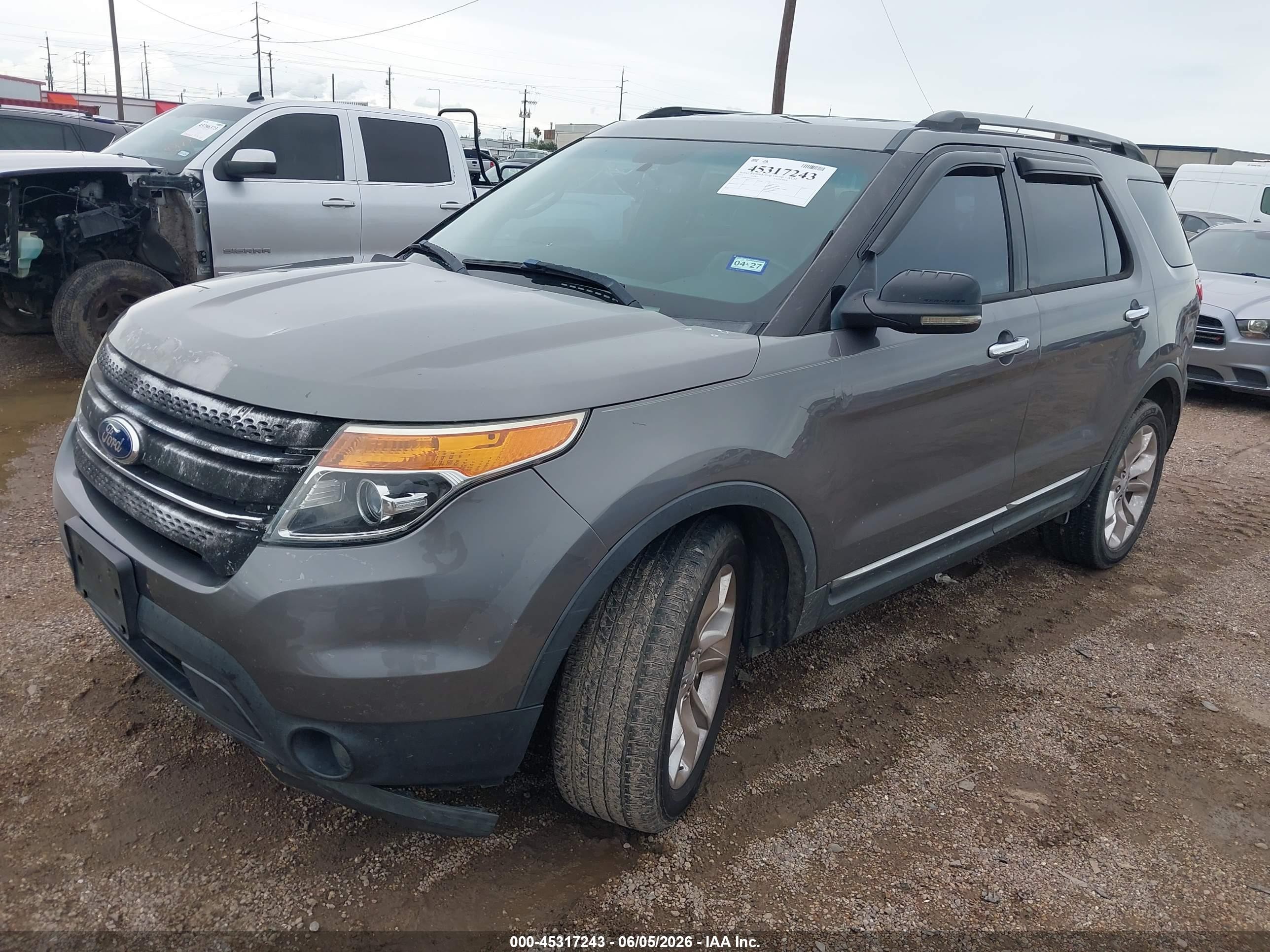 2013 Ford Explorer Xlt Серый vin: 1FM5K7D84DGA11729