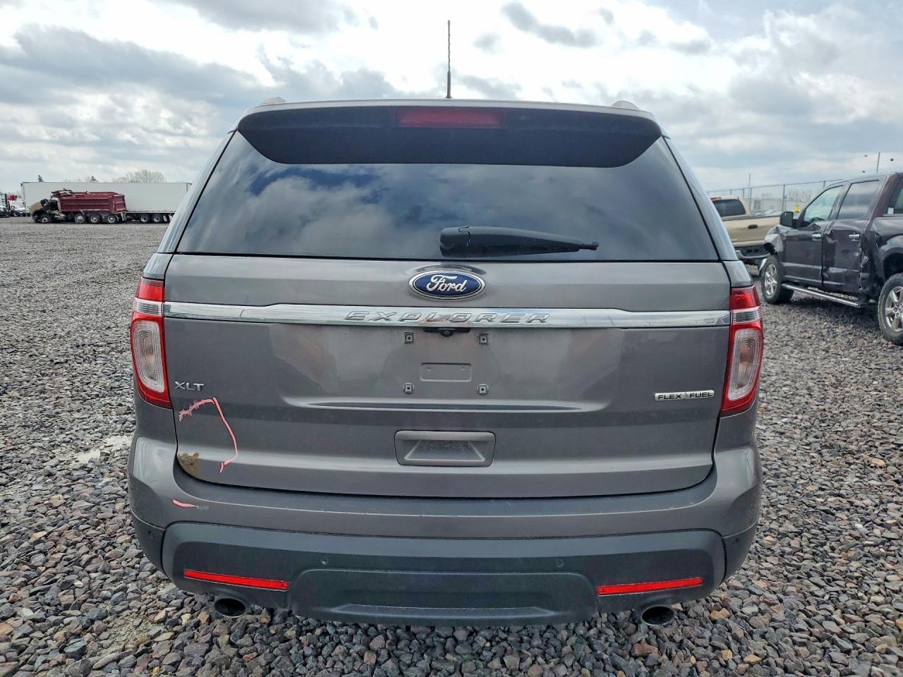 2013 Ford Explorer Xlt Gray vin: 1FM5K7D84DGA44519