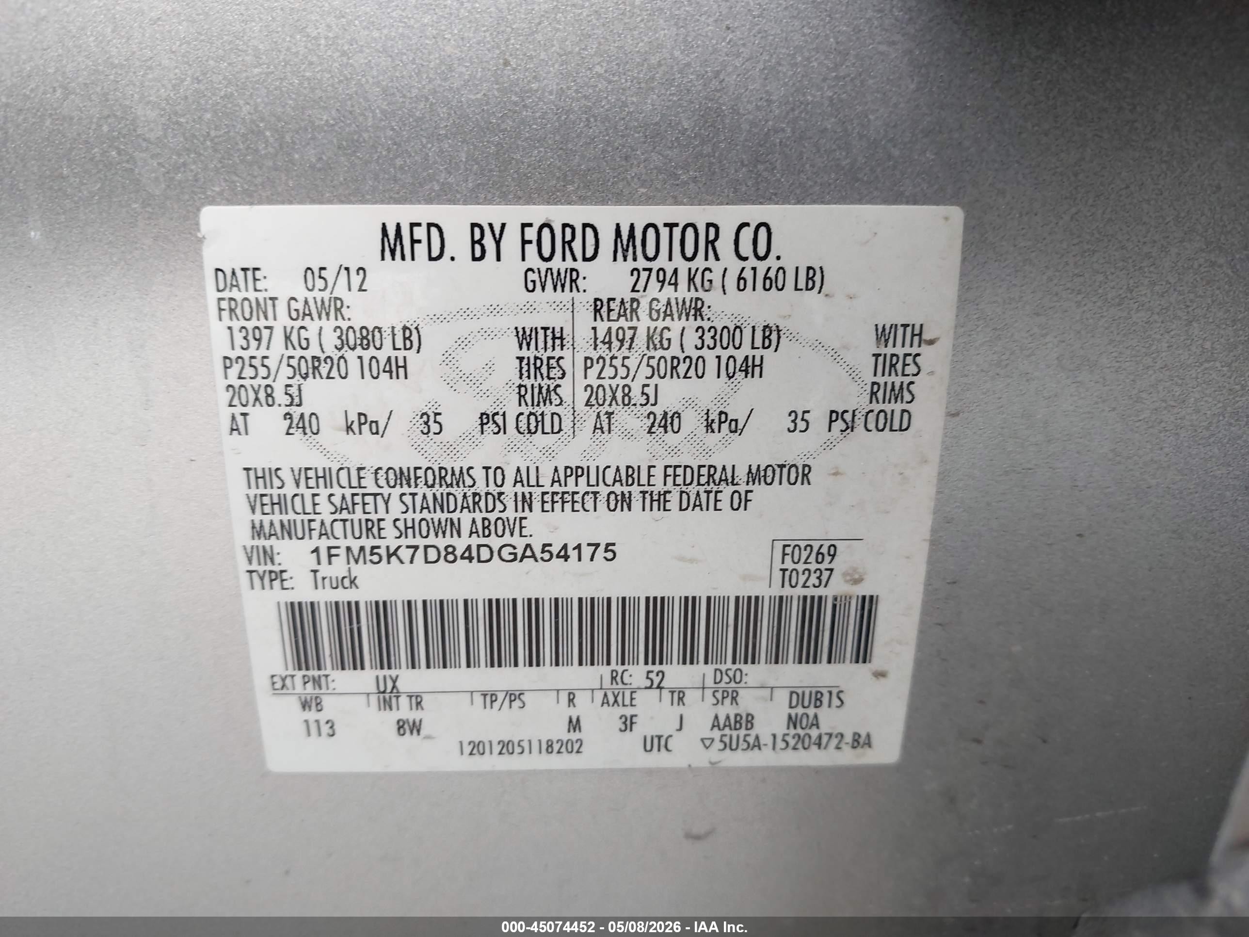 2013 Ford Explorer Xlt Silver vin: 1FM5K7D84DGA54175