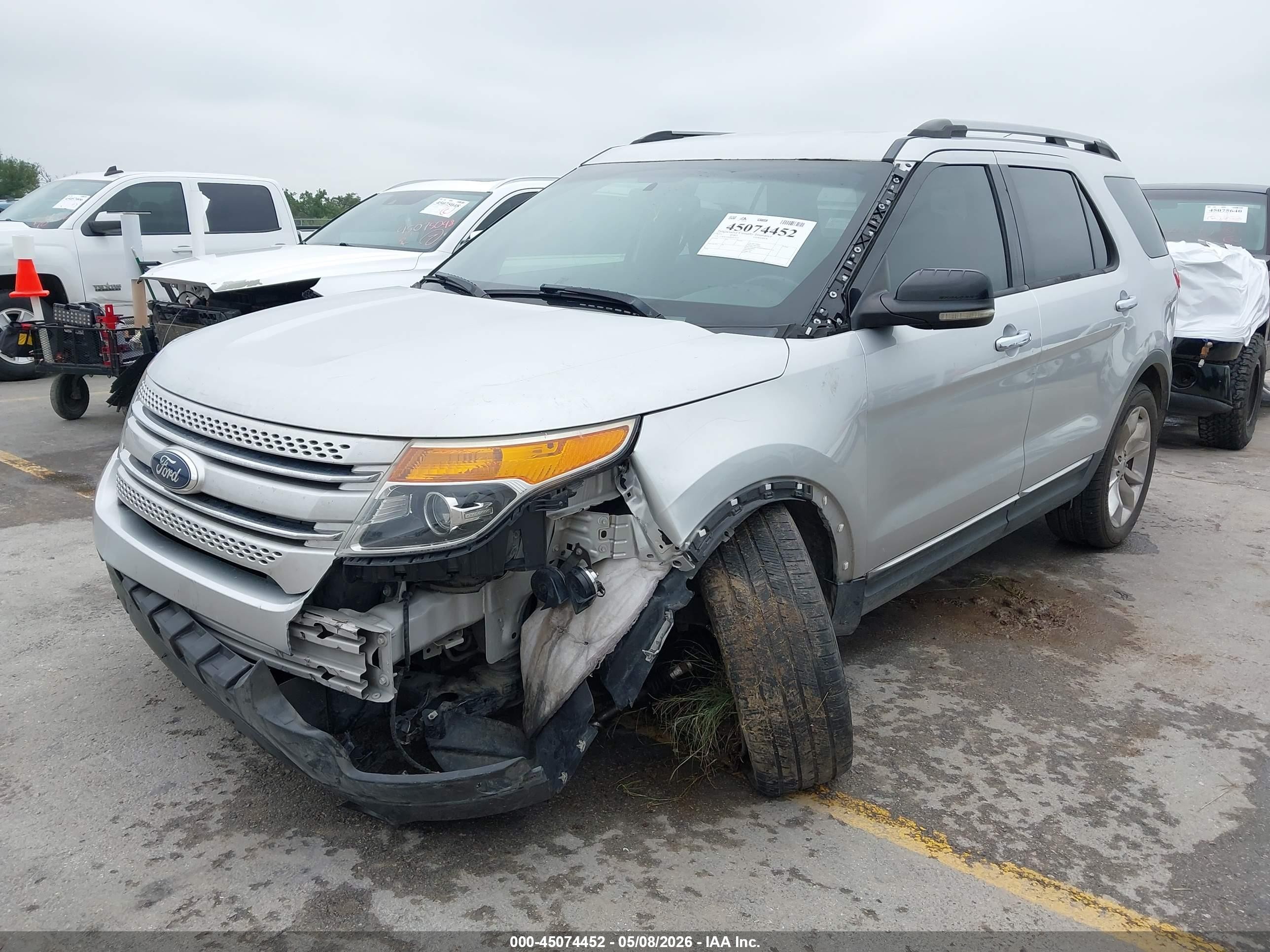 2013 Ford Explorer Xlt Silver vin: 1FM5K7D84DGA54175