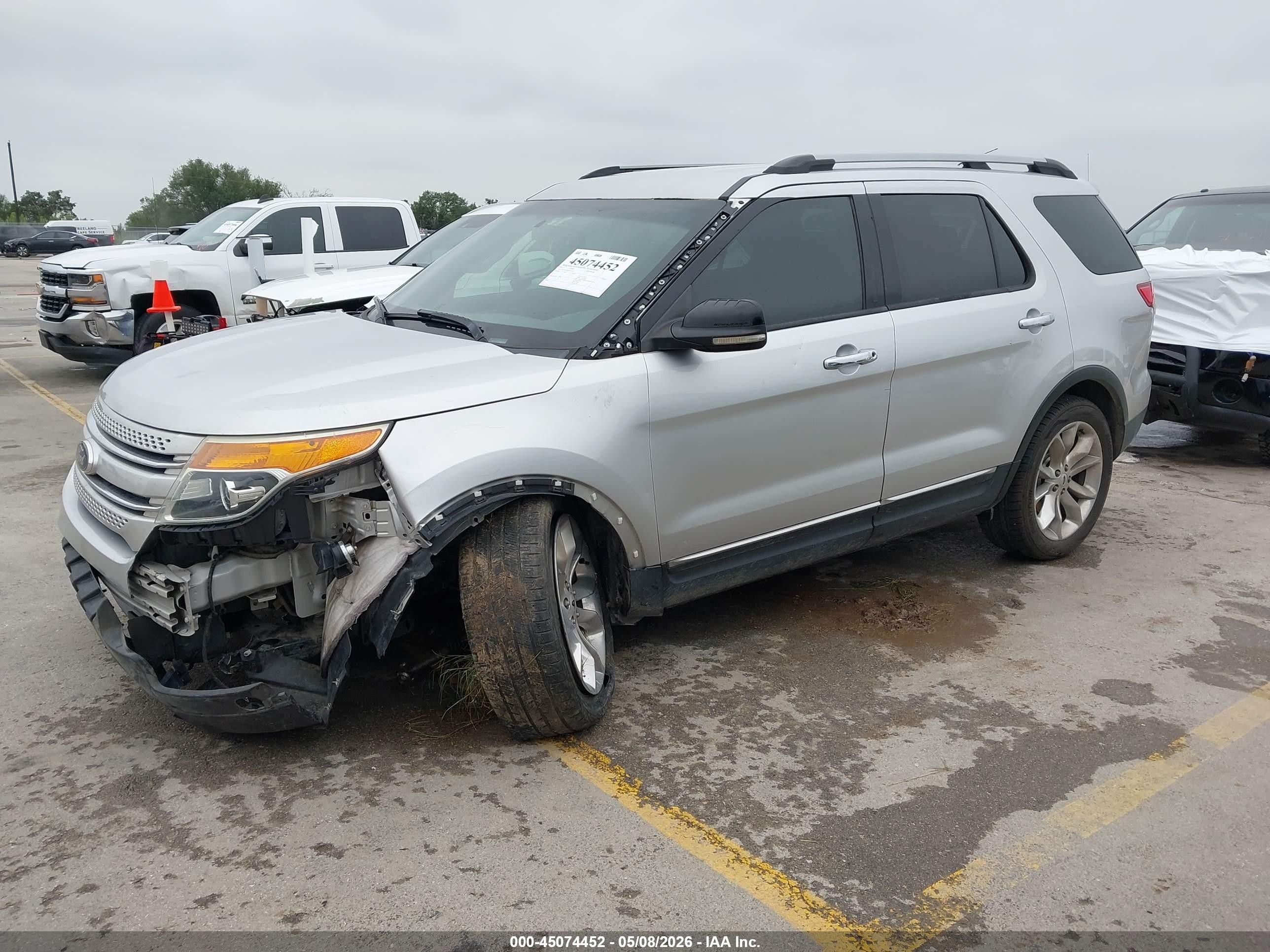 2013 Ford Explorer Xlt Silver vin: 1FM5K7D84DGA54175