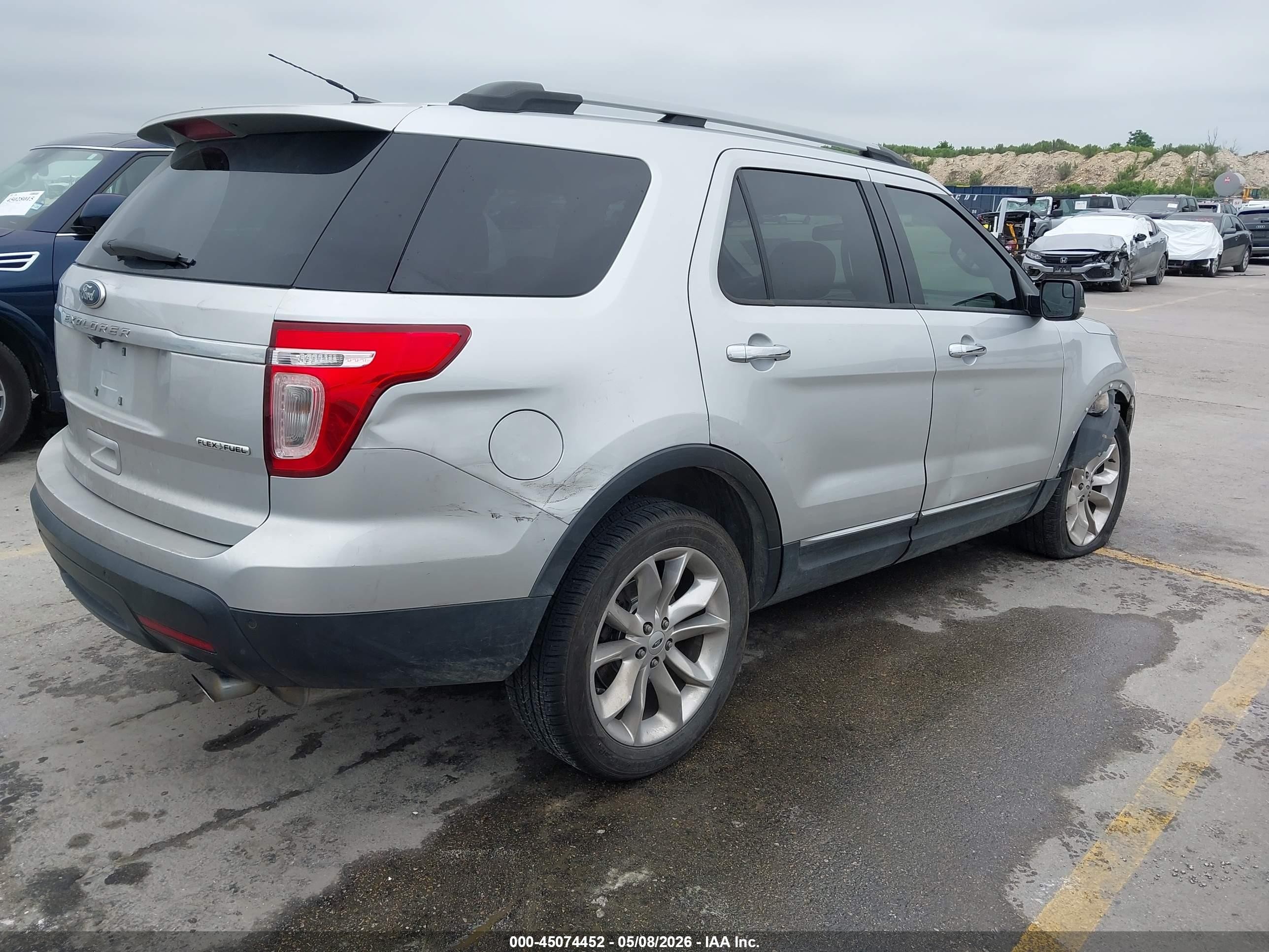 2013 Ford Explorer Xlt Silver vin: 1FM5K7D84DGA54175
