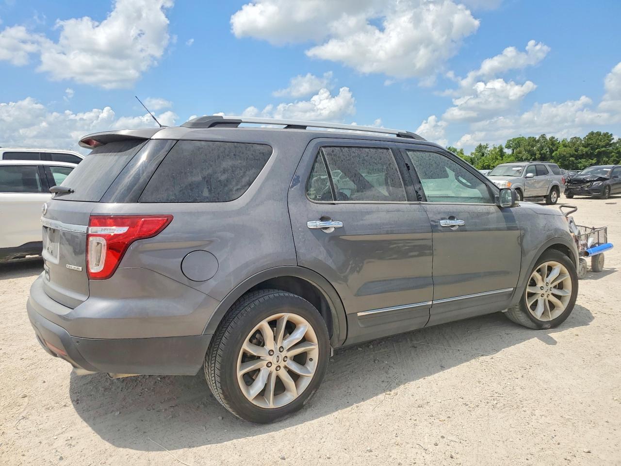 2013 Ford Explorer Xlt Gray vin: 1FM5K7D84DGA98516
