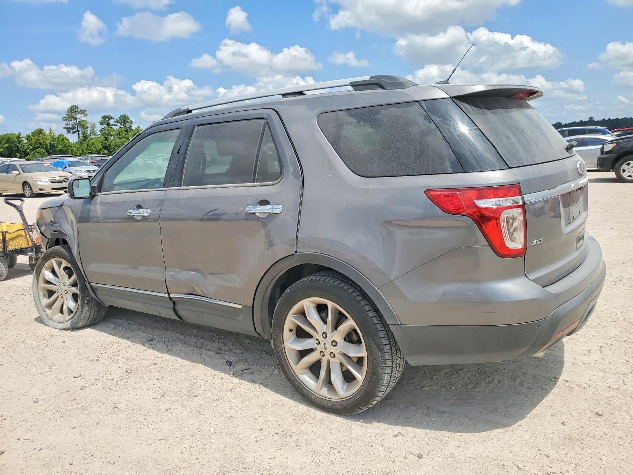 2013 Ford Explorer Xlt Gray vin: 1FM5K7D84DGA98516