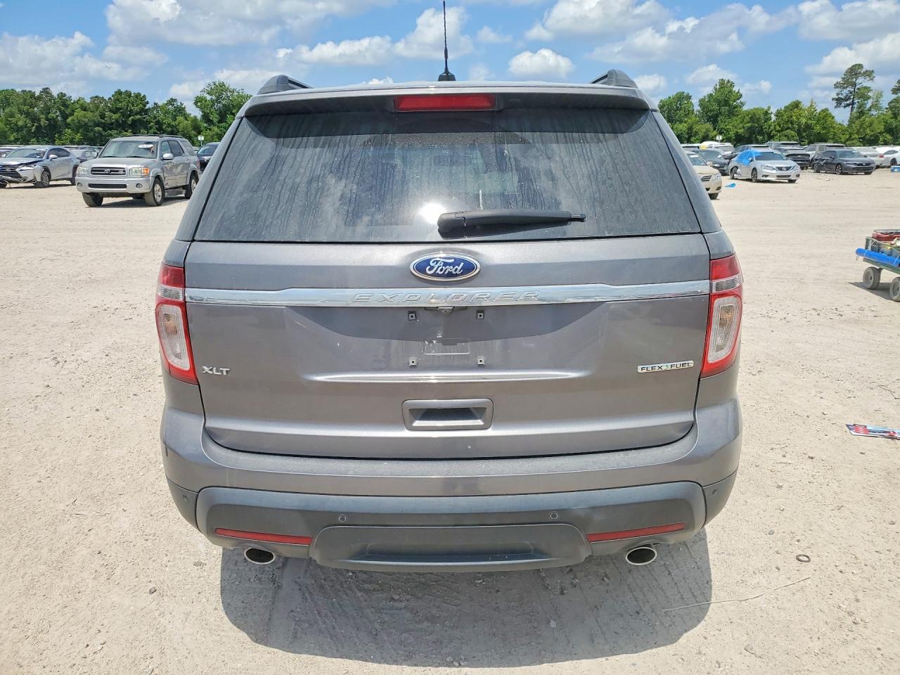 2013 Ford Explorer Xlt Gray vin: 1FM5K7D84DGA98516