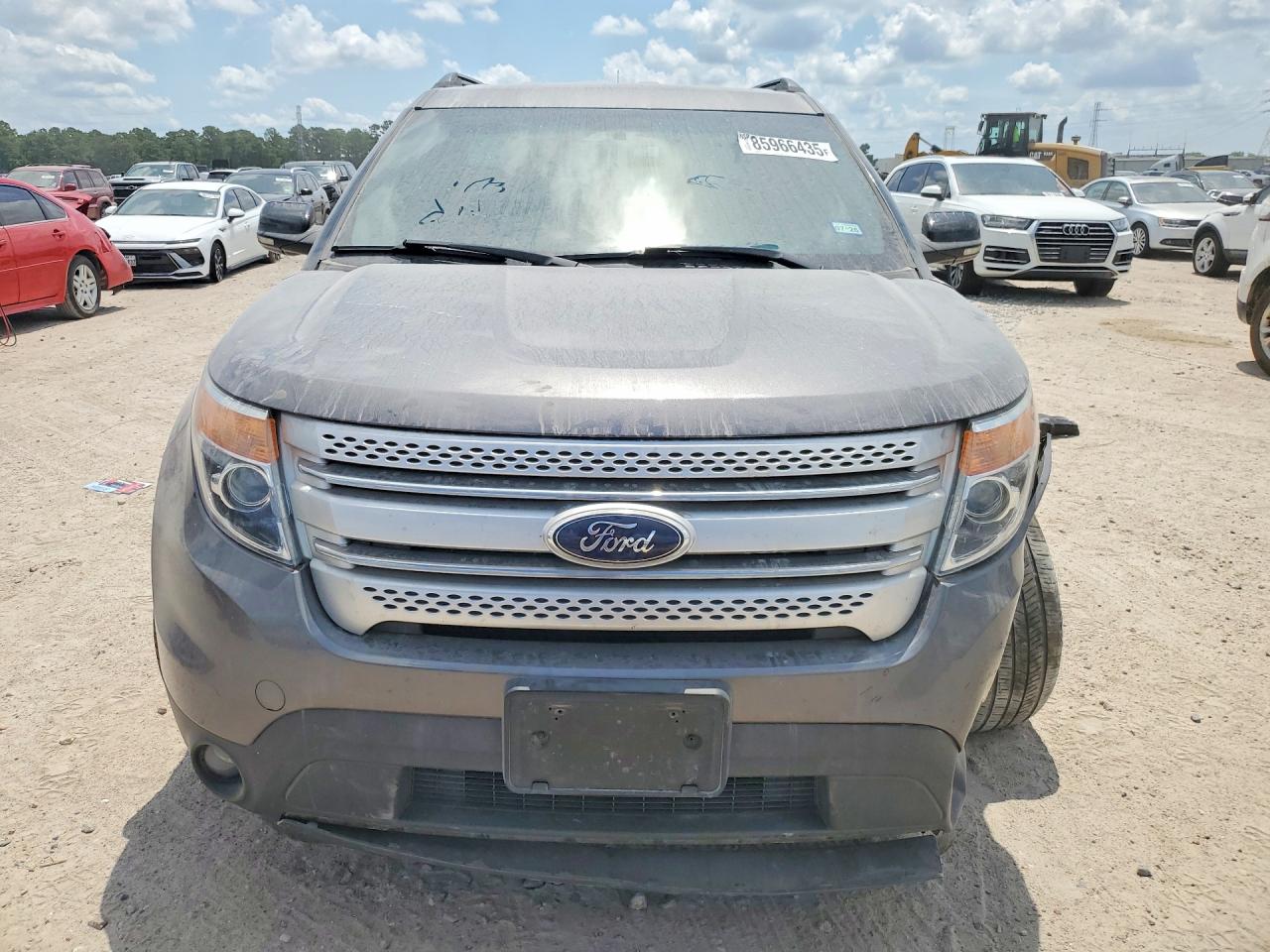 2013 Ford Explorer Xlt Gray vin: 1FM5K7D84DGA98516