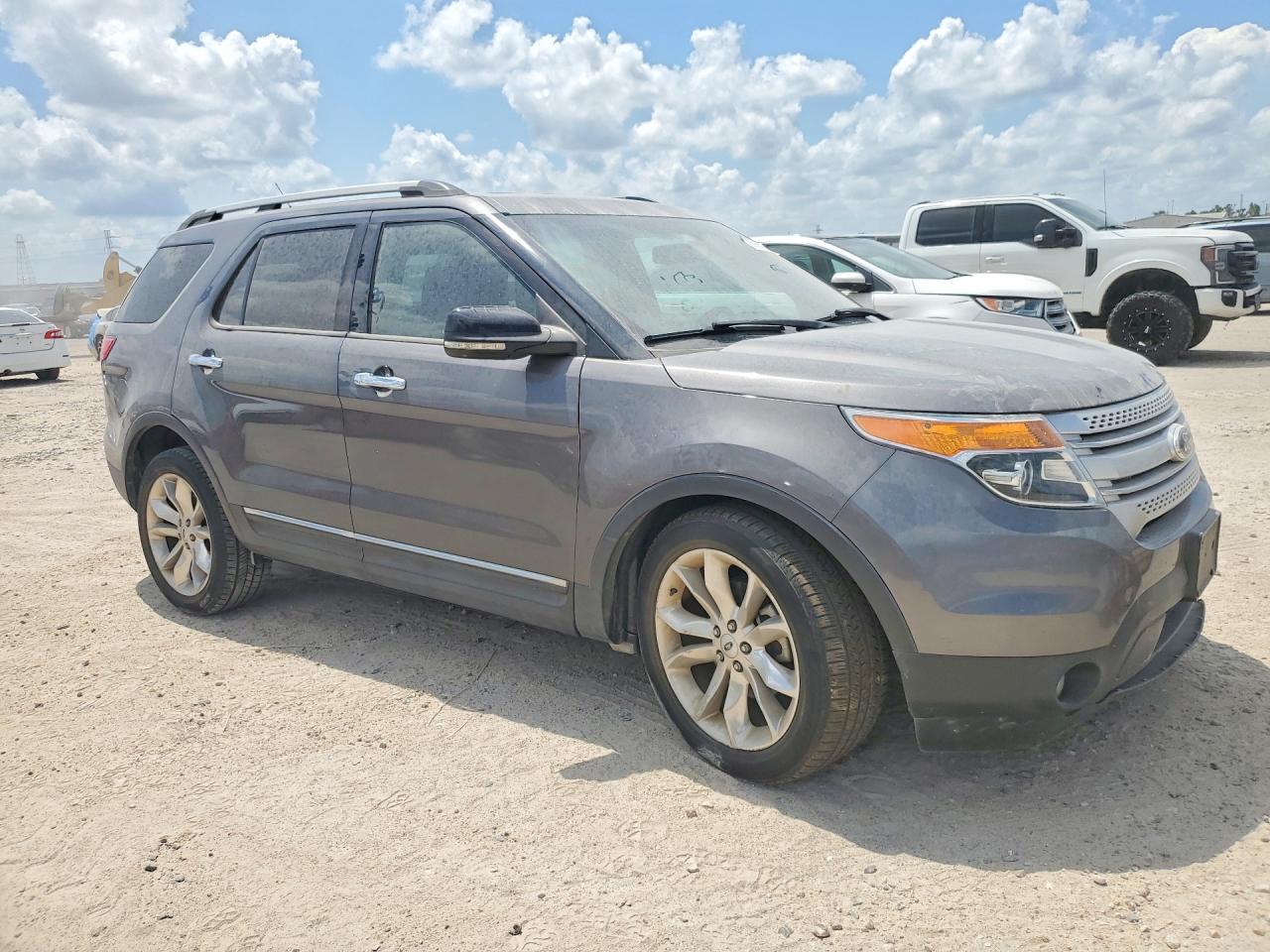 2013 Ford Explorer Xlt Gray vin: 1FM5K7D84DGA98516