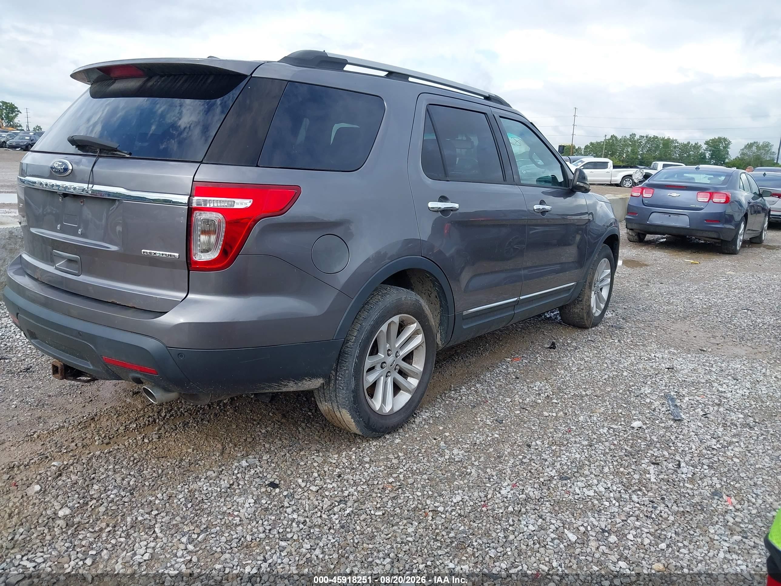 2013 Ford Explorer Xlt Gray vin: 1FM5K7D84DGB25729