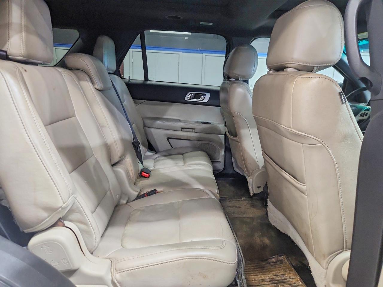 2013 Ford Explorer Xlt White vin: 1FM5K7D84DGC93001