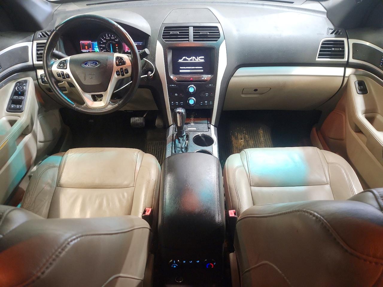 2013 Ford Explorer Xlt White vin: 1FM5K7D84DGC93001