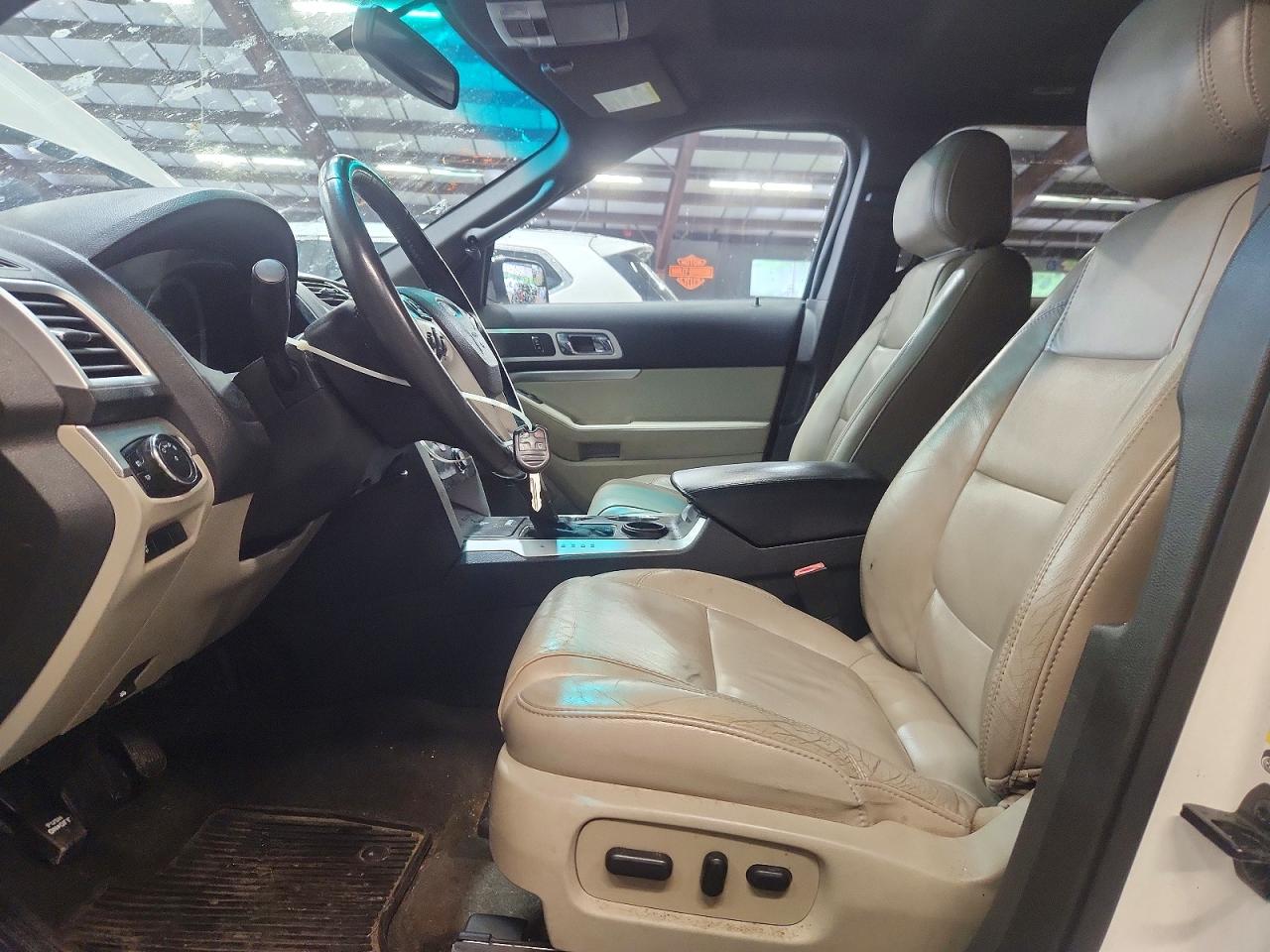 2013 Ford Explorer Xlt White vin: 1FM5K7D84DGC93001