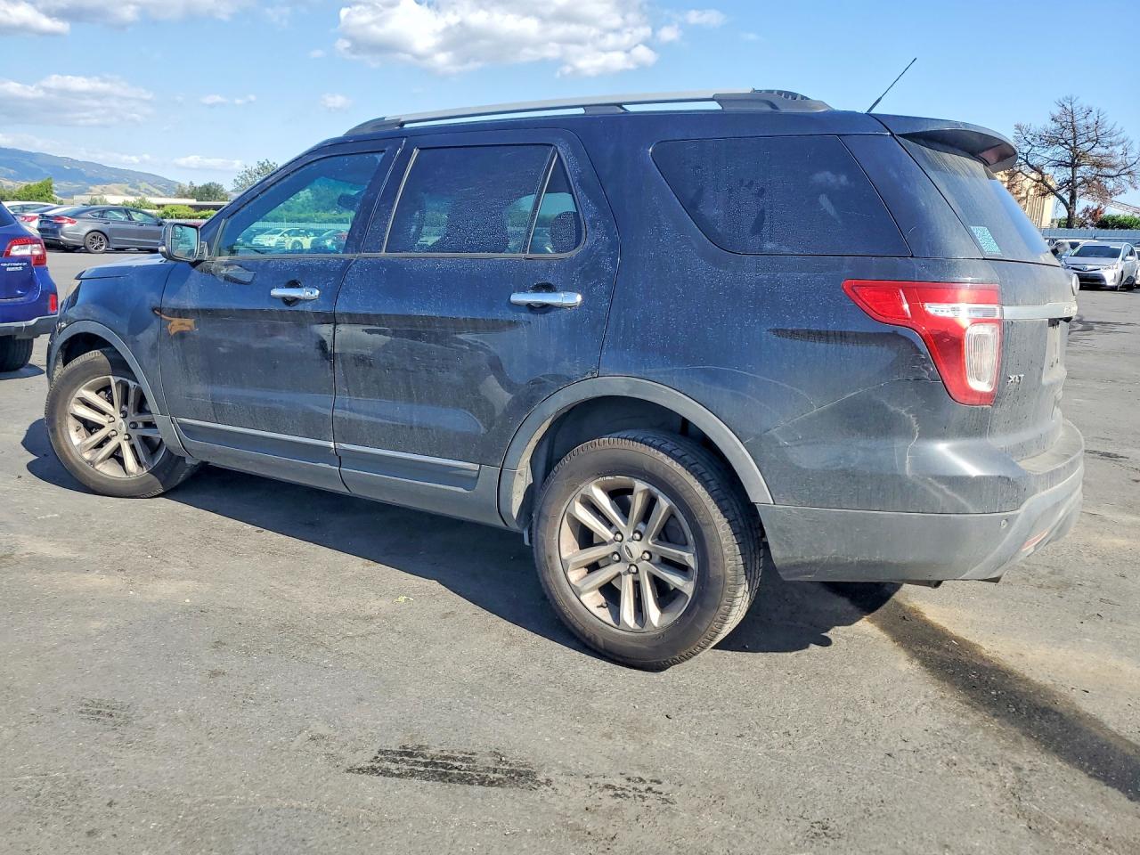 2014 Ford Explorer Xlt Black vin: 1FM5K7D84EGA33005