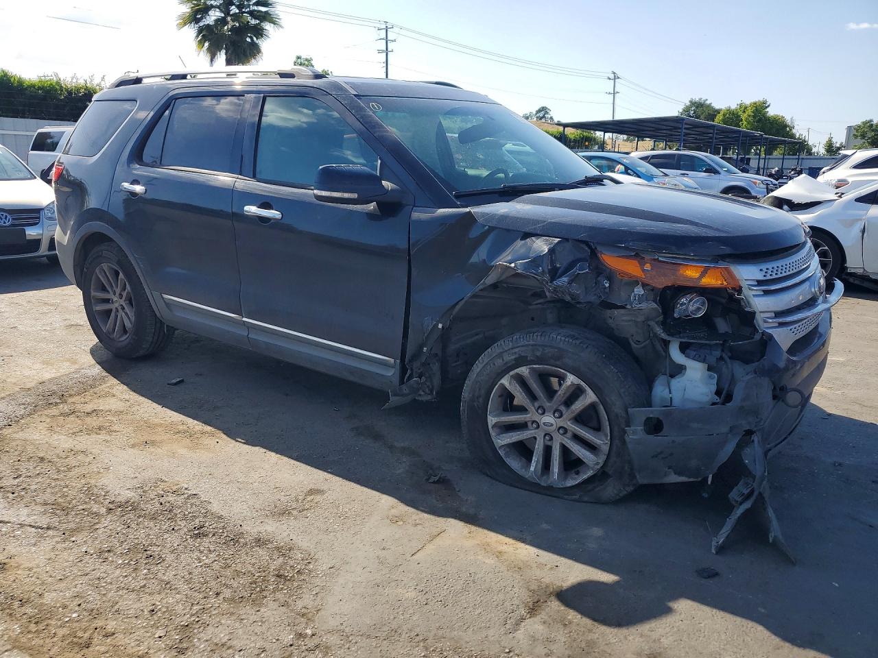 2014 Ford Explorer Xlt Black vin: 1FM5K7D84EGA33005