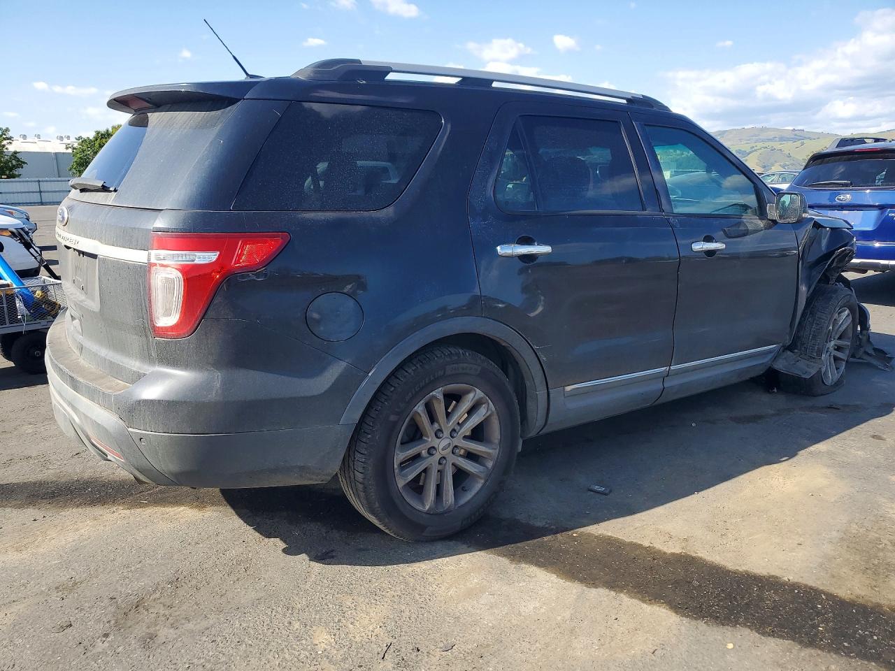 2014 Ford Explorer Xlt Black vin: 1FM5K7D84EGA33005