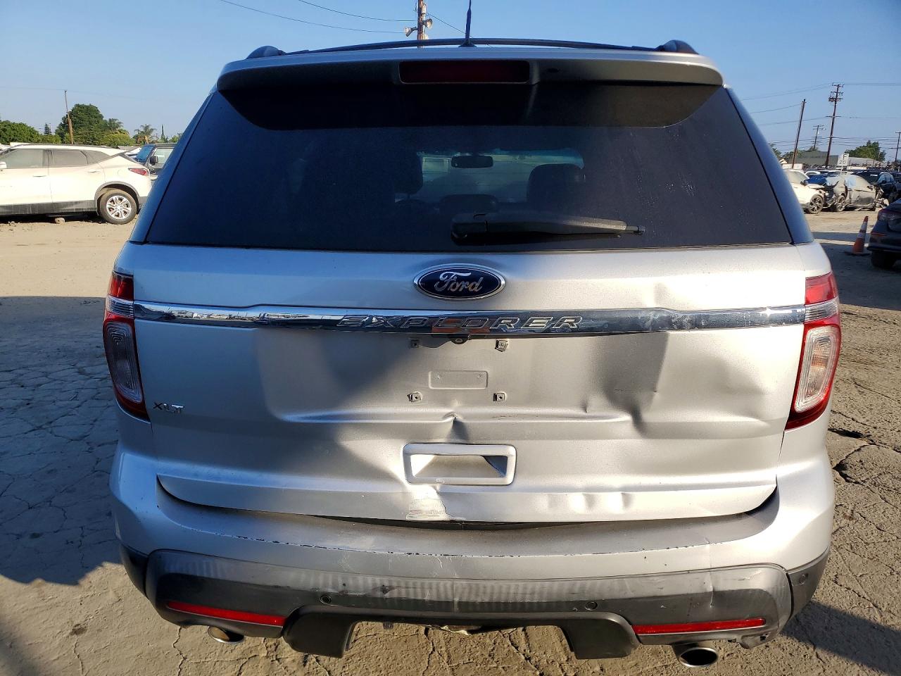 2014 Ford Explorer Xlt Silver vin: 1FM5K7D84EGA69776